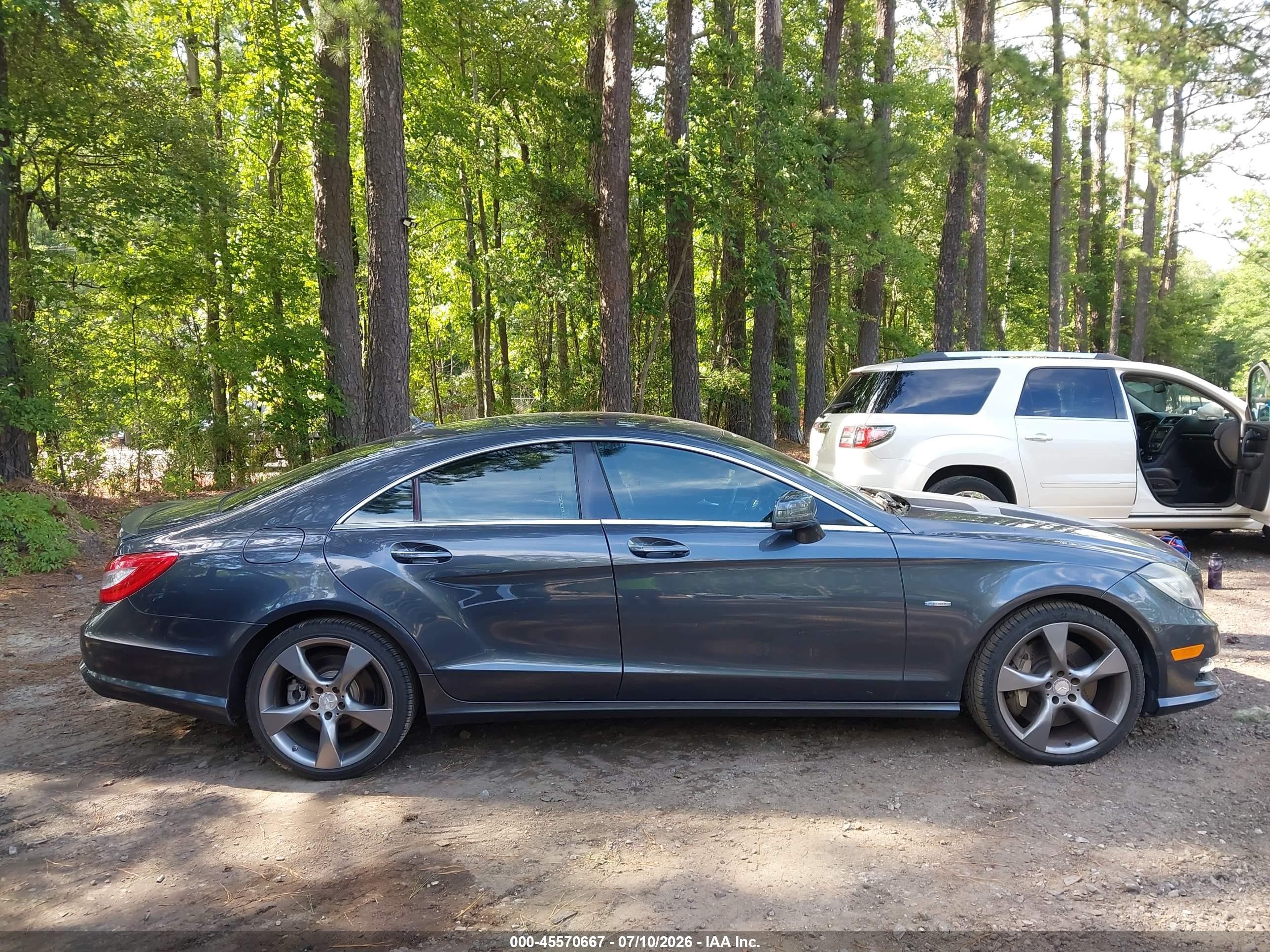 2012 Mercedes-benz Cls 550   Gray vin: WDDLJ7DB8CA008074