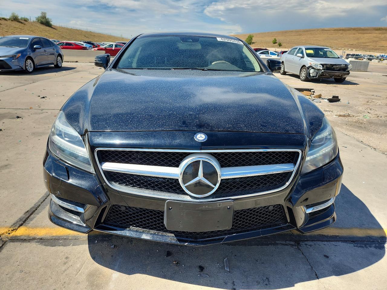 2012 Mercedes-benz Cls 550 Black vin: WDDLJ7DB8CA017843