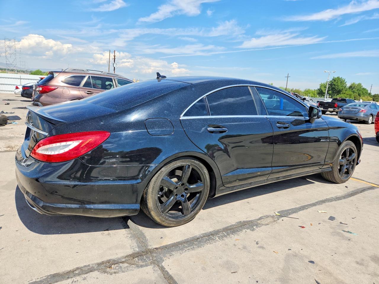 2012 Mercedes-benz Cls 550 Black vin: WDDLJ7DB8CA017843
