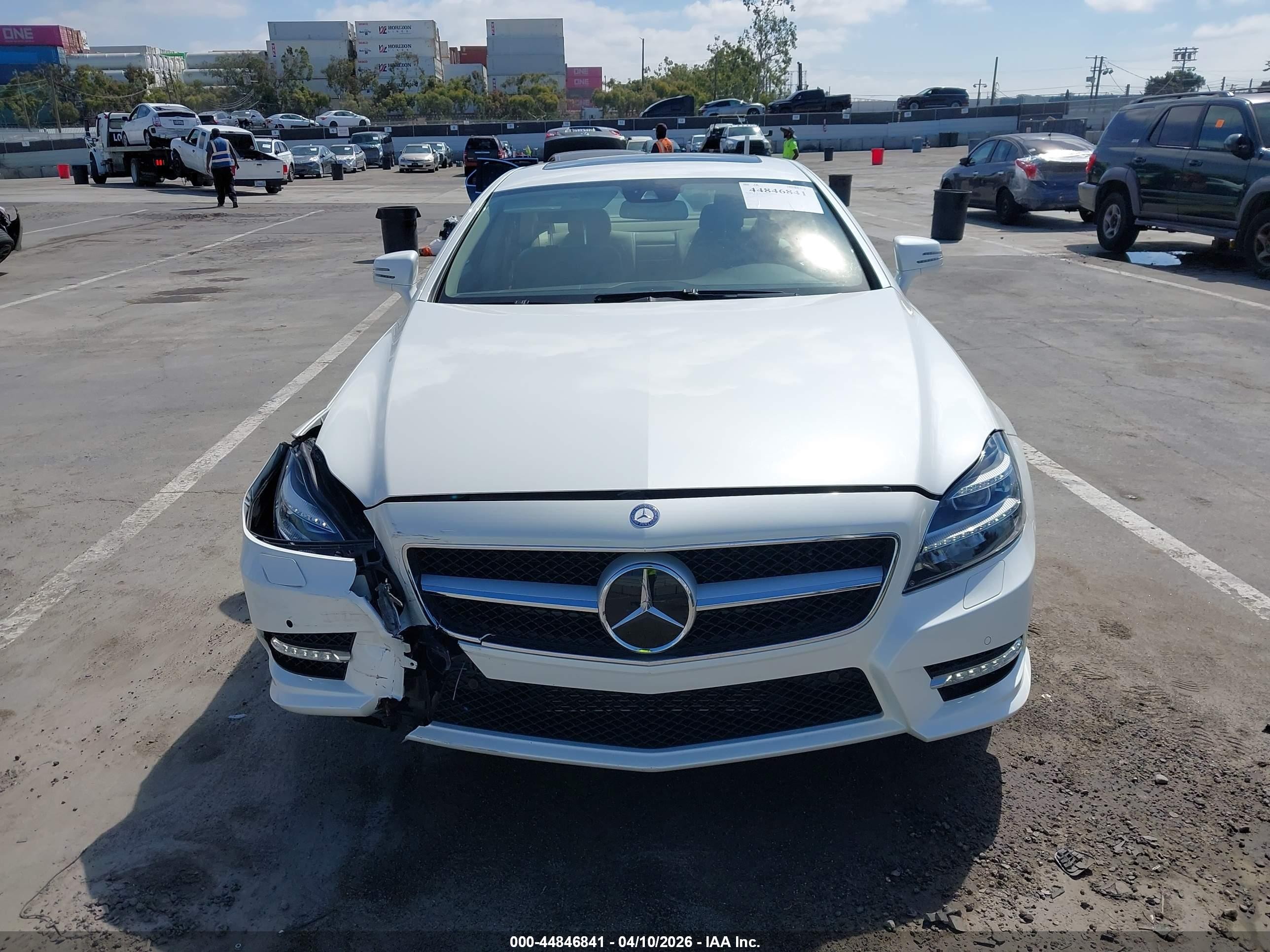 2013 Mercedes-benz Cls 550   White vin: WDDLJ7DB8DA063397