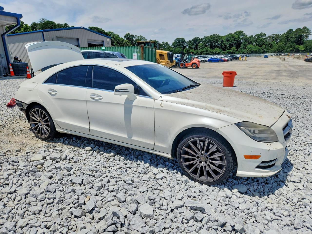 2013 Mercedes-benz Cls 550 White vin: WDDLJ7DB8DA078854
