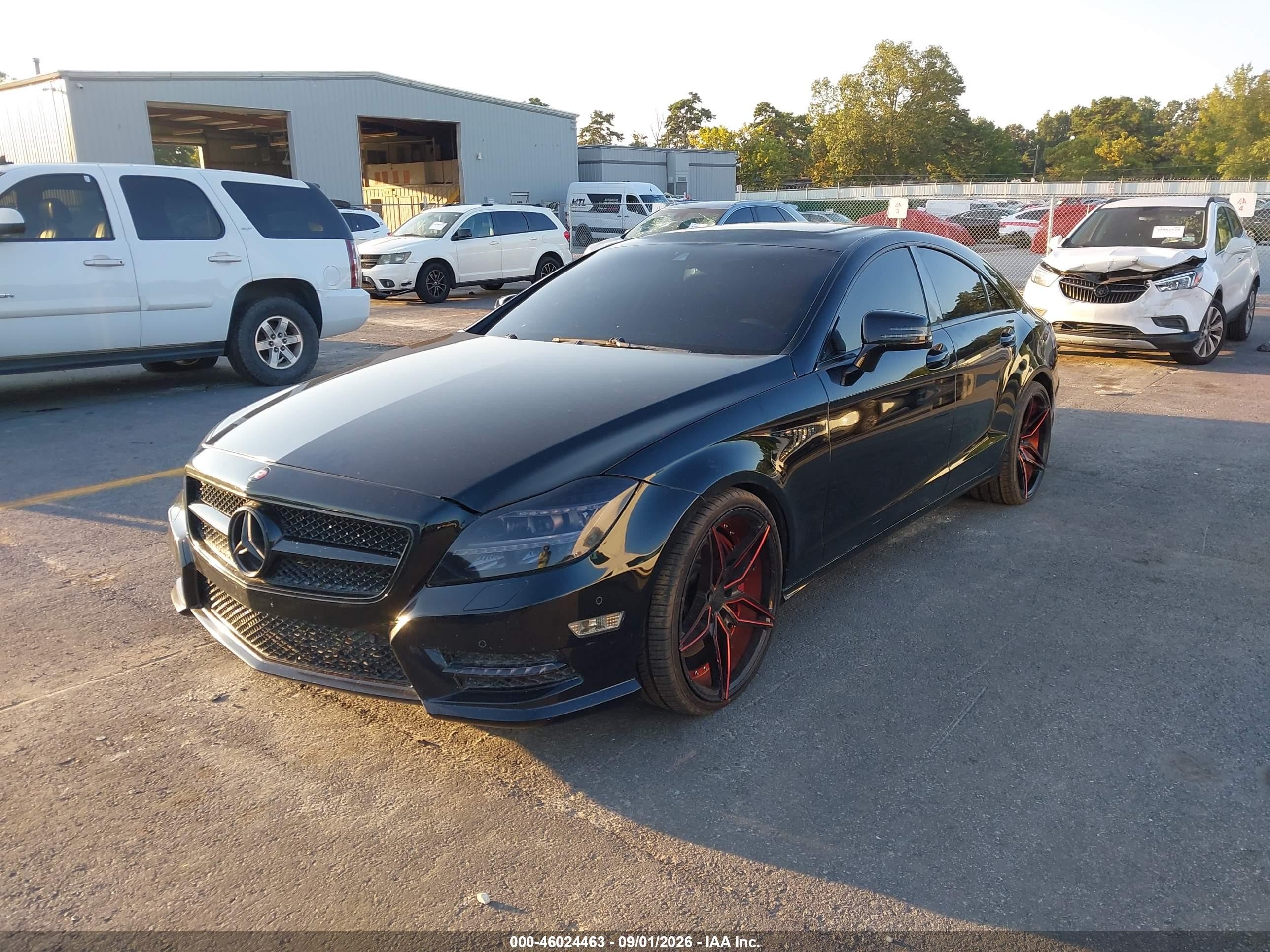 2014 Mercedes-benz Cls 550 Black vin: WDDLJ7DB8EA094957