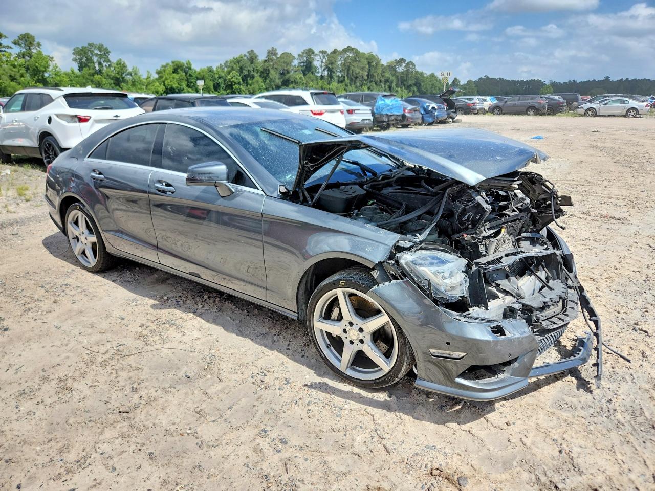 2012 Mercedes-benz Cls 550 Gray vin: WDDLJ7DB9CA022467