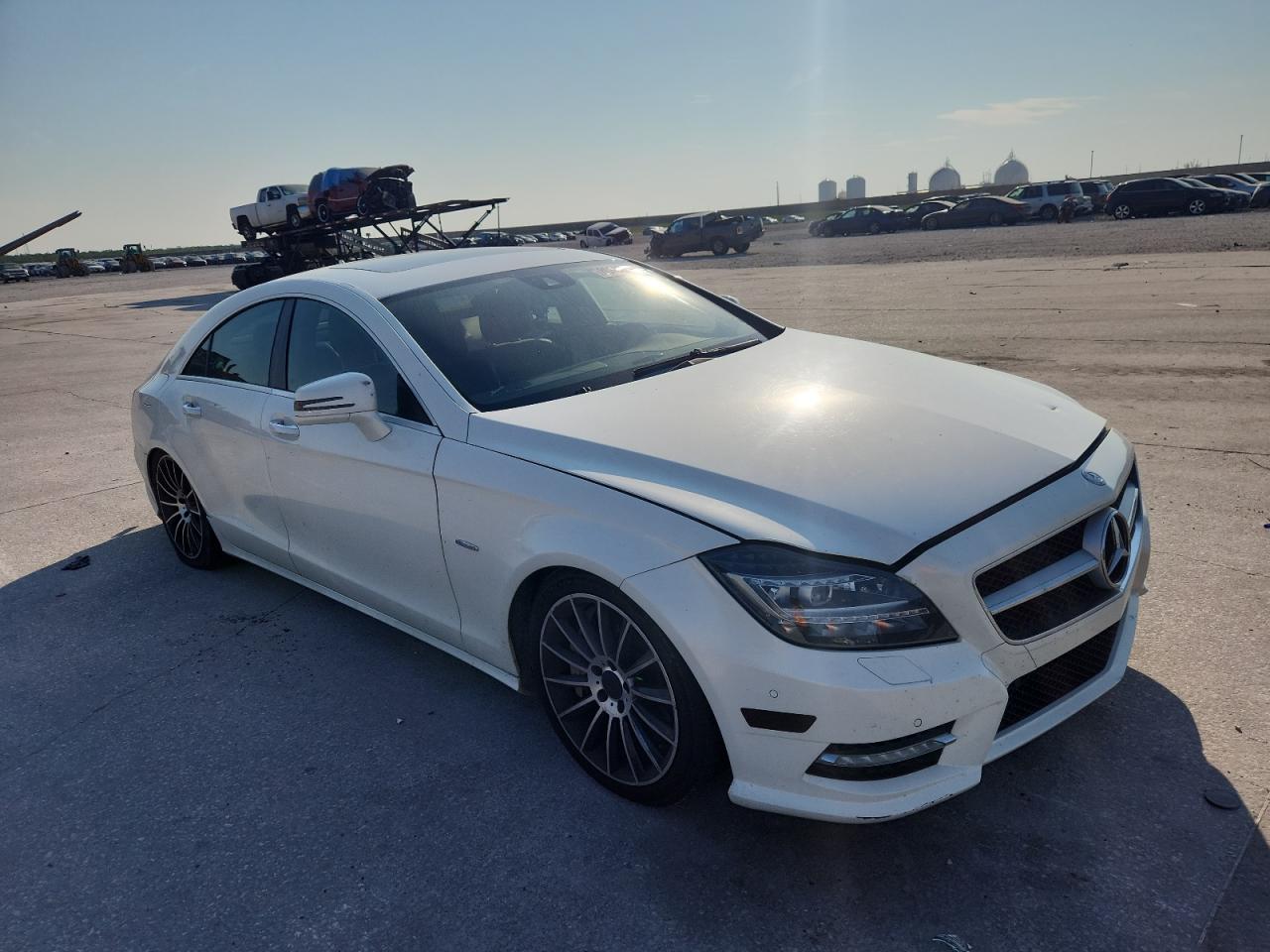 2012 Mercedes-benz Cls 550 Белый vin: WDDLJ7DB9CA040189