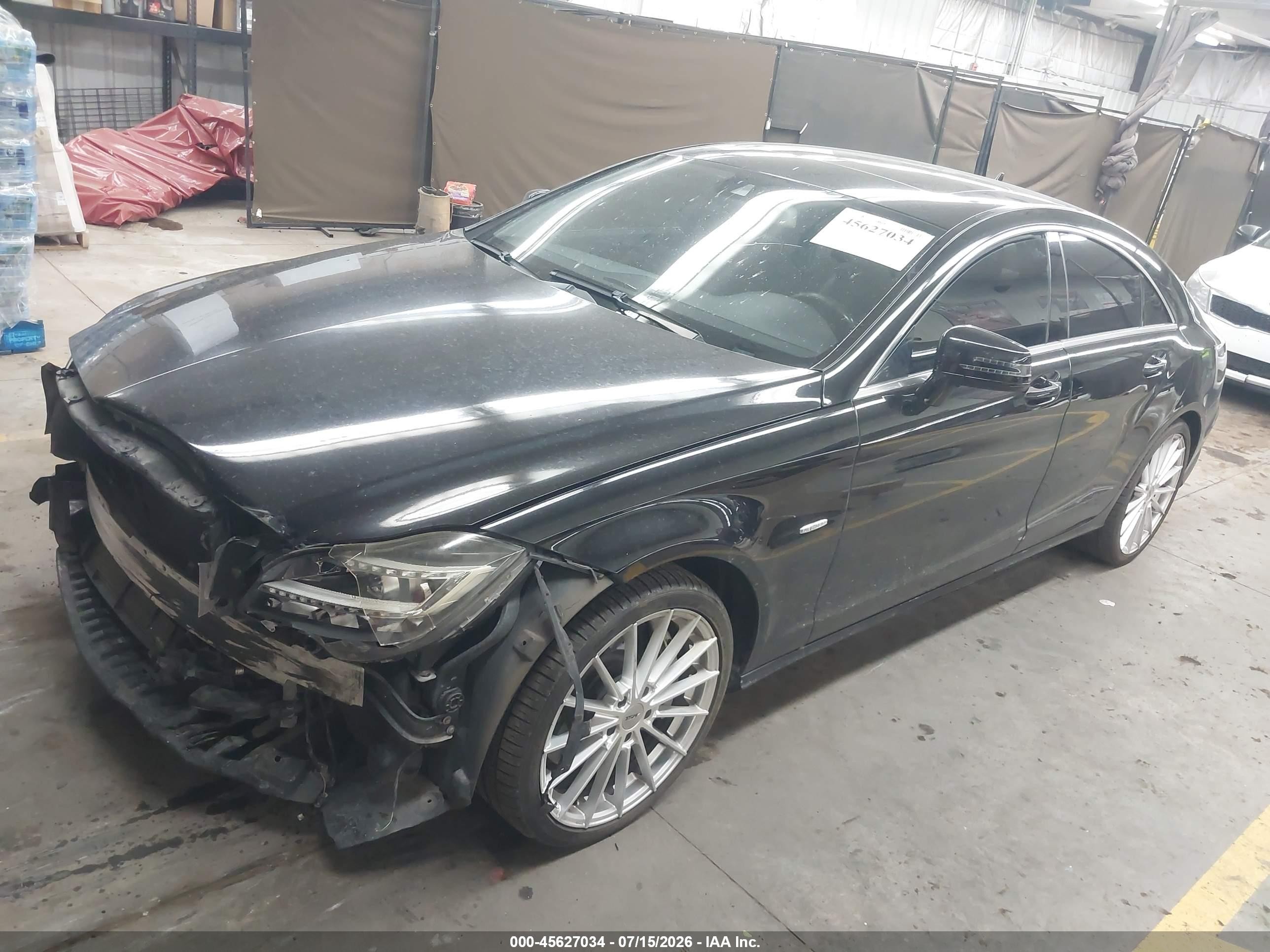 2012 Mercedes-benz Cls 550 Black vin: WDDLJ7DB9CA051712