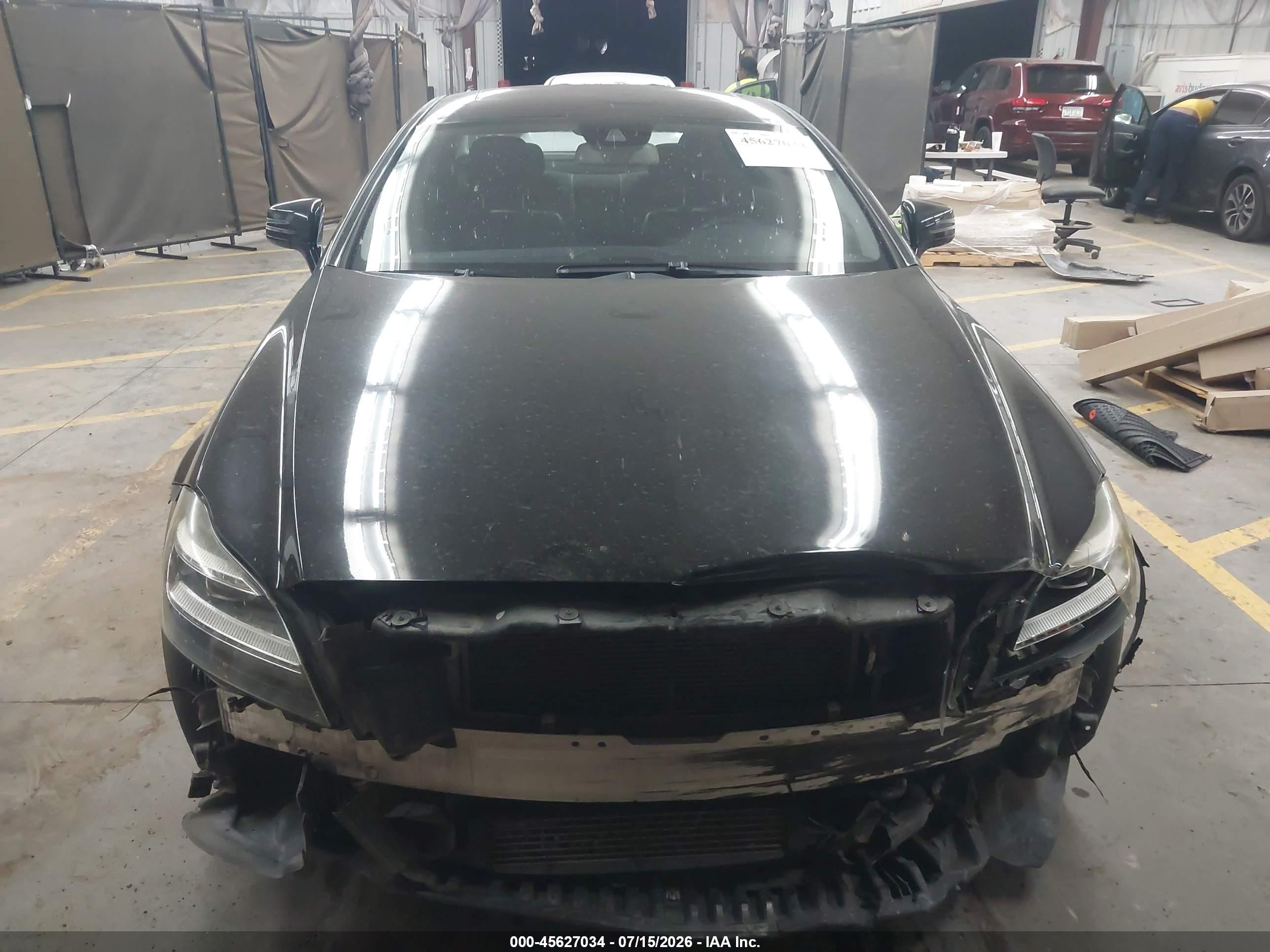 2012 Mercedes-benz Cls 550 Black vin: WDDLJ7DB9CA051712