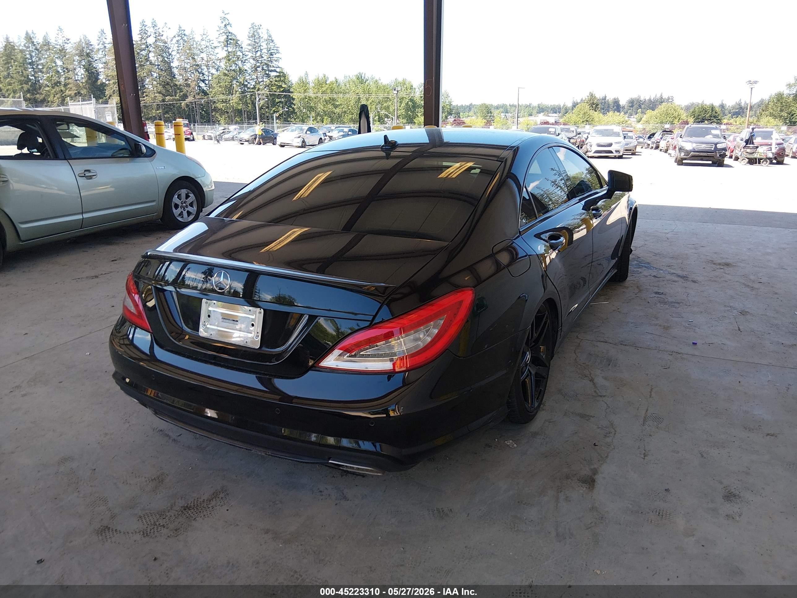2013 Mercedes-benz Cls 550   Black vin: WDDLJ7DB9DA079284