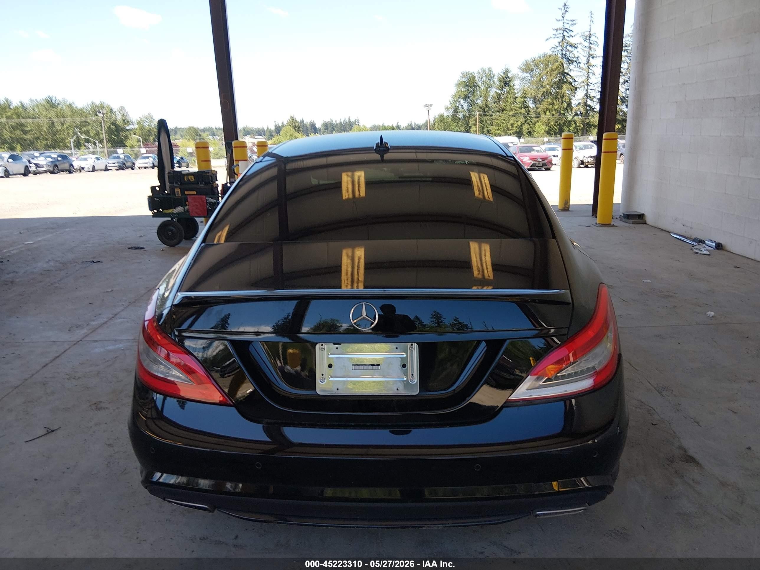2013 Mercedes-benz Cls 550   Black vin: WDDLJ7DB9DA079284