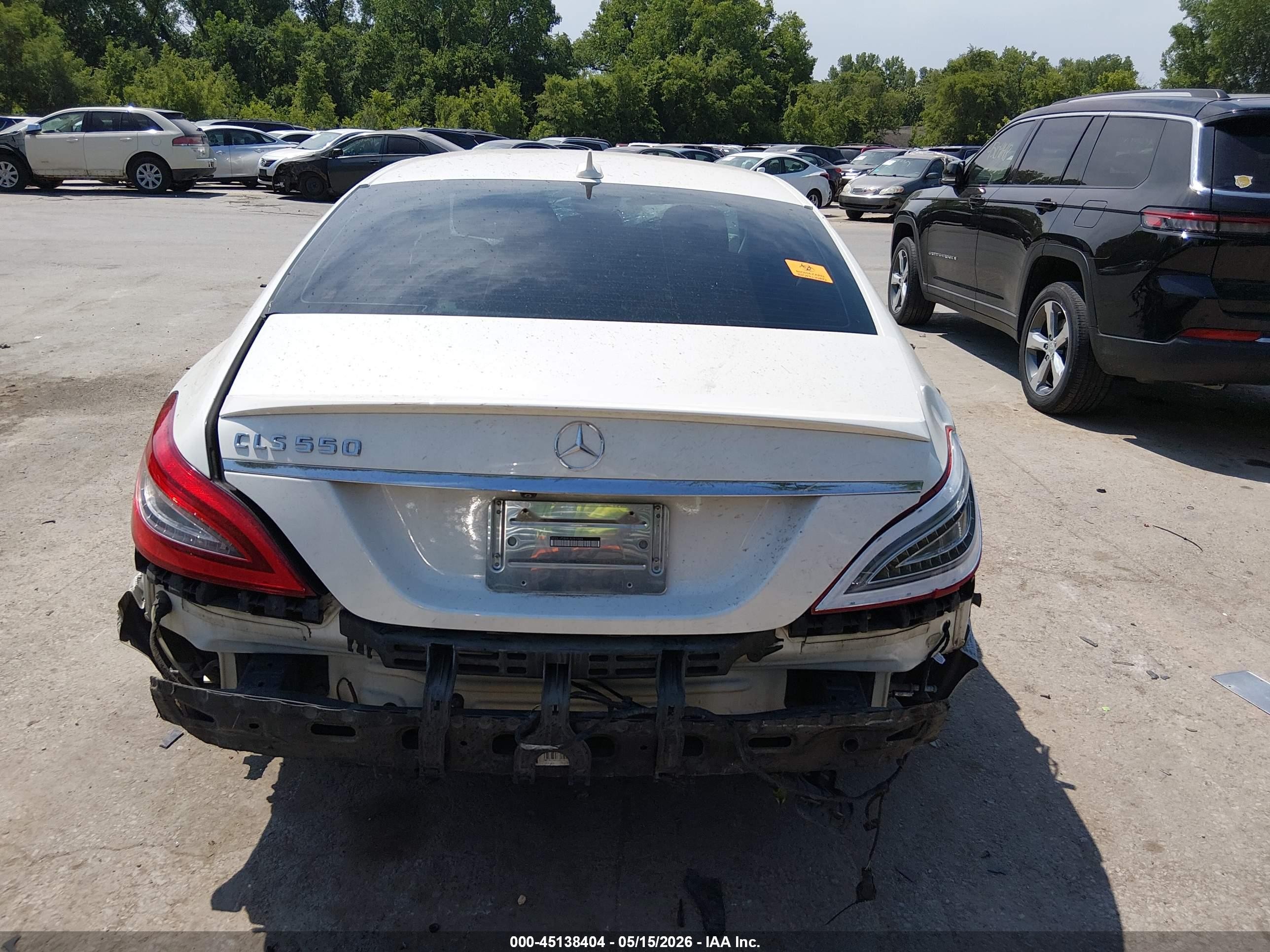 2014 Mercedes-benz Cls 550   White vin: WDDLJ7DB9EA091484