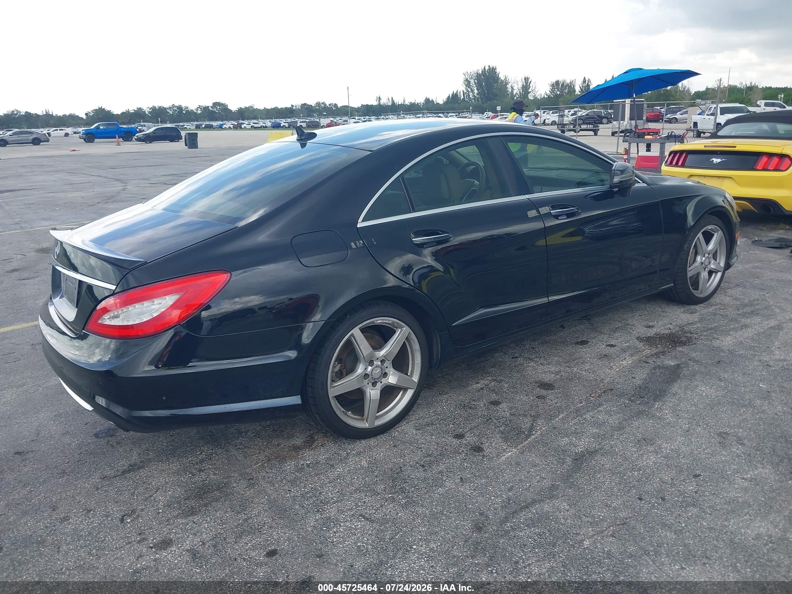 2014 Mercedes-benz Cls 550   Black vin: WDDLJ7DB9EA094336