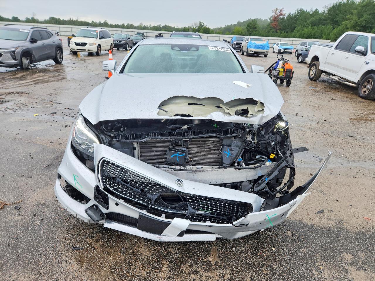 2017 Mercedes-benz Cls 550 Silver vin: WDDLJ7DB9HA197289
