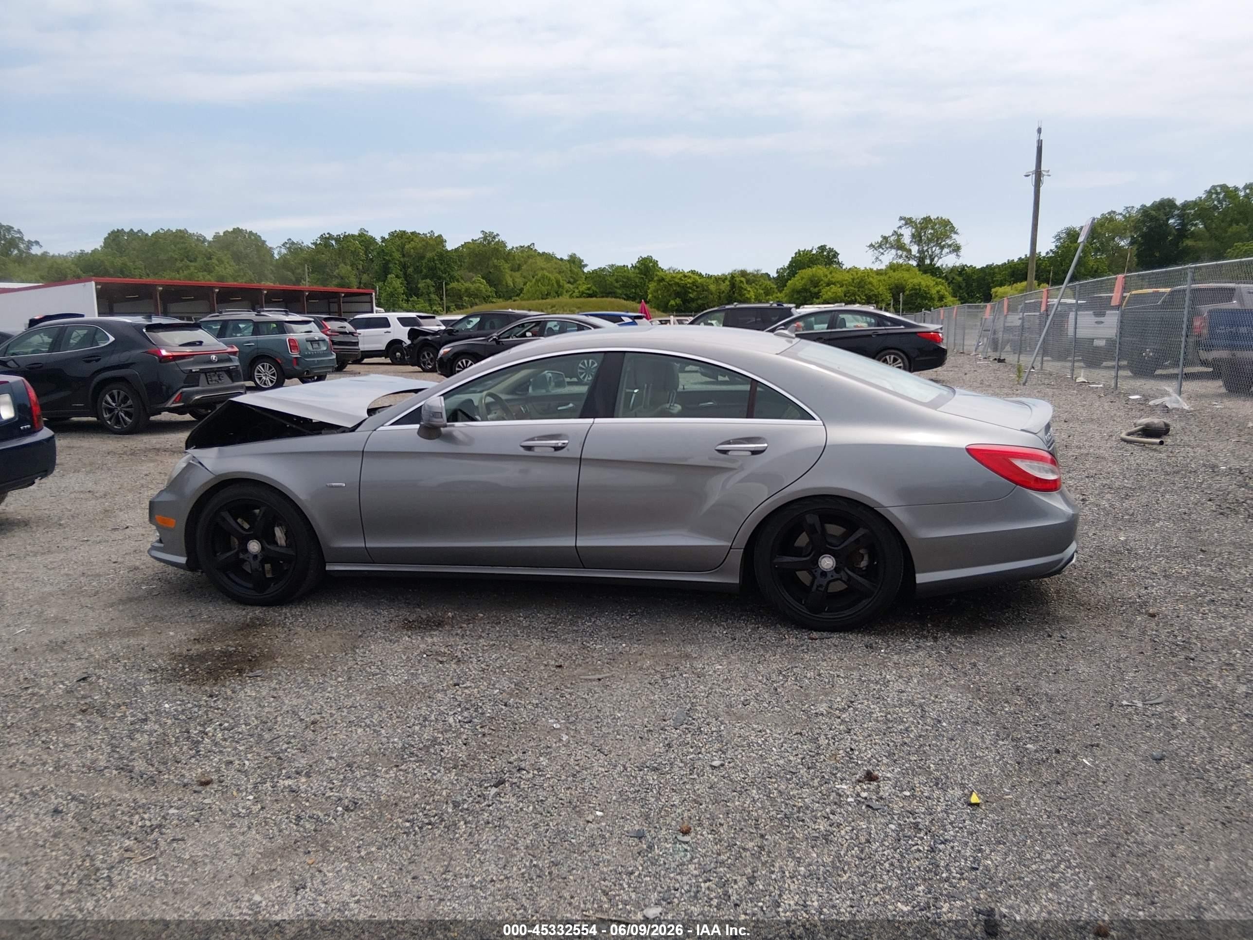 2012 Mercedes-benz Cls 550   Gray vin: WDDLJ7DBXCA051976
