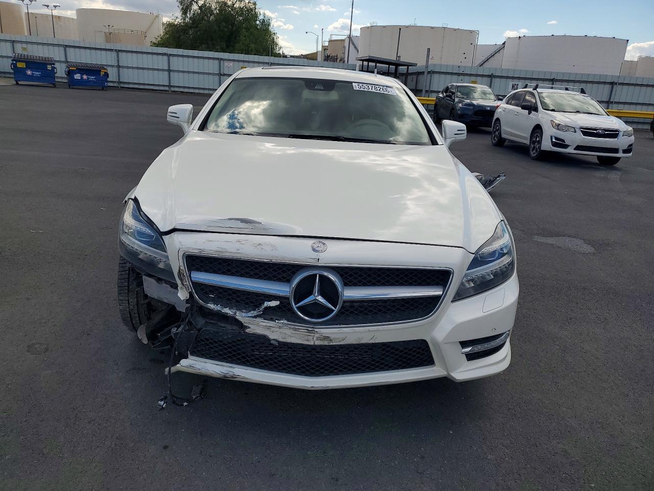 2013 Mercedes-benz Cls 550 White vin: WDDLJ7DBXDA061098