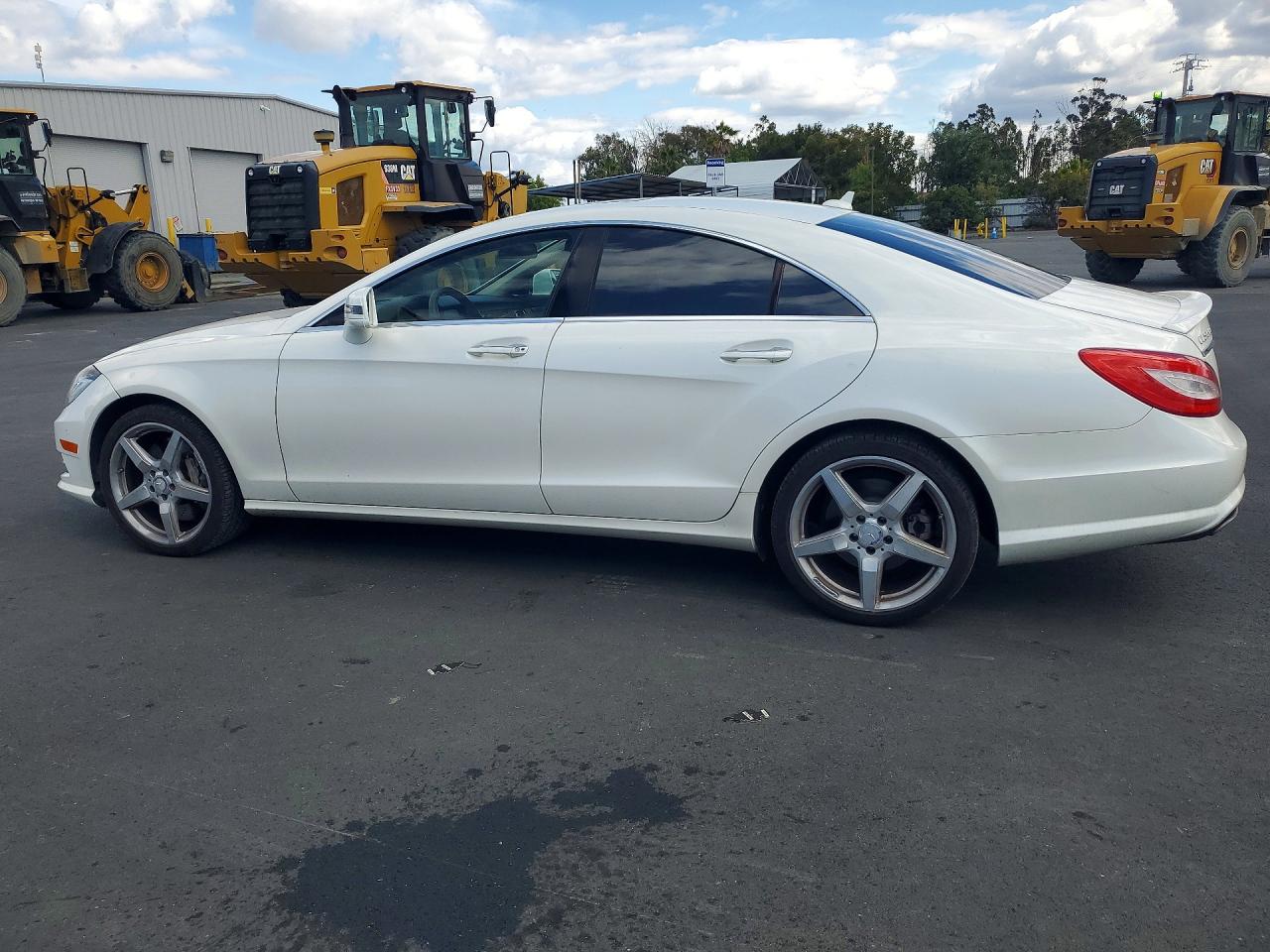 2013 Mercedes-benz Cls 550 White vin: WDDLJ7DBXDA061098