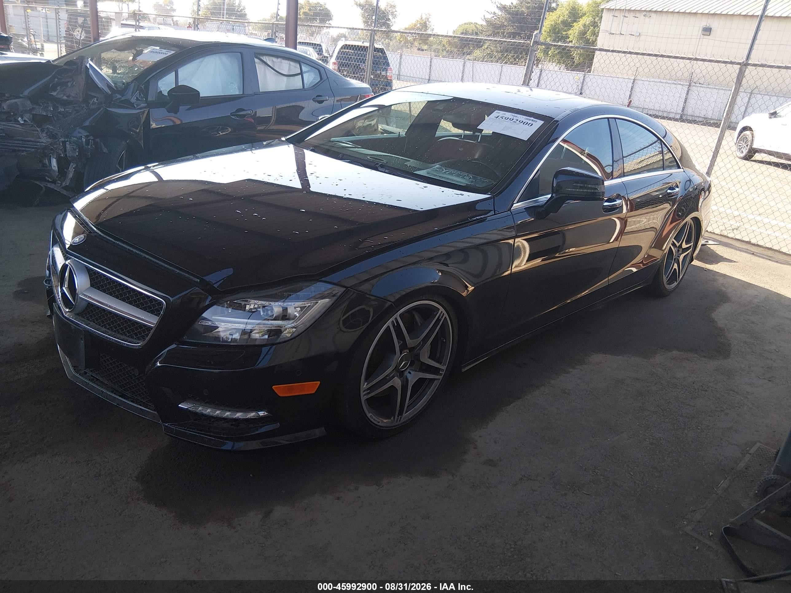2013 Mercedes-benz Cls 550 Black vin: WDDLJ7DBXDA079004