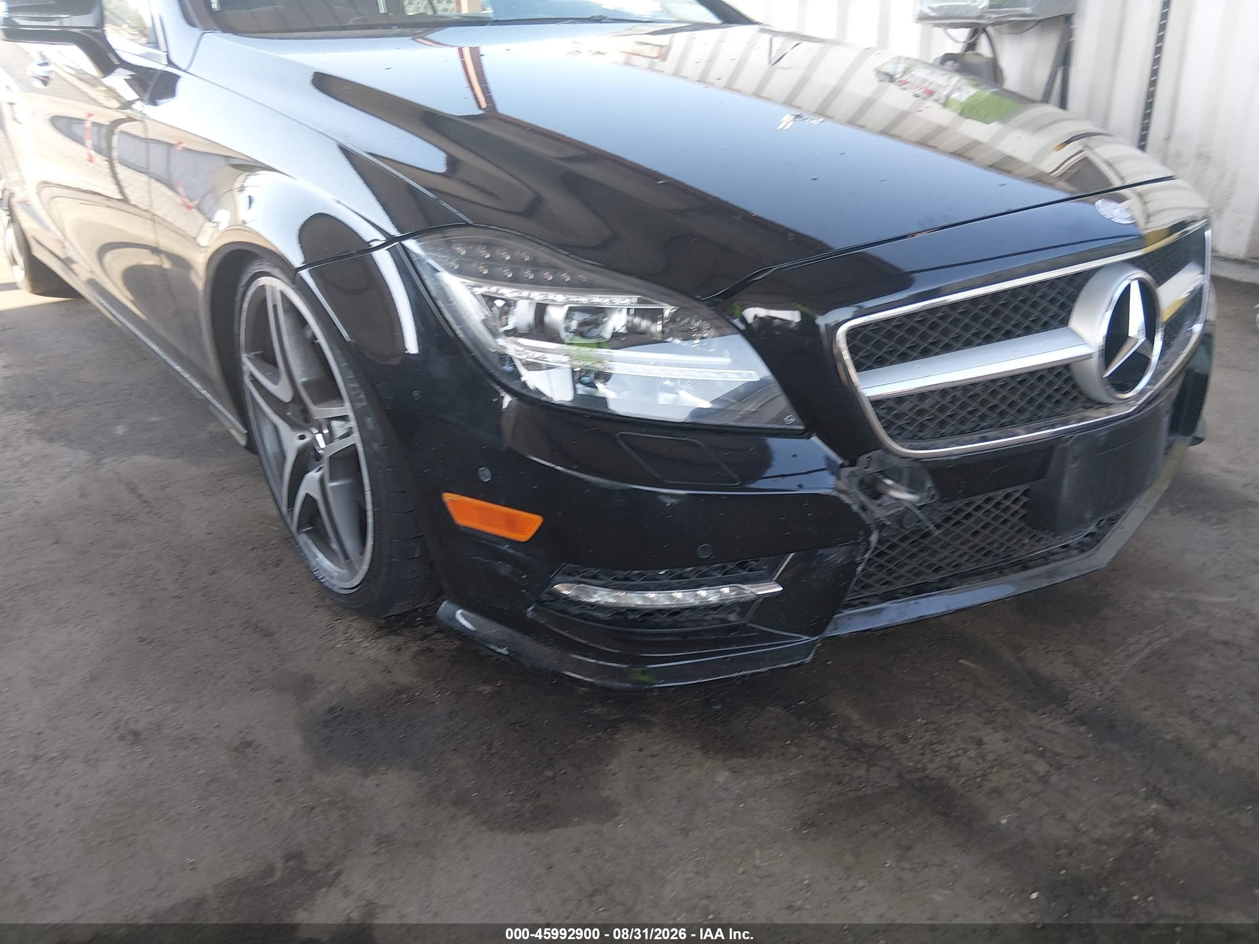 2013 Mercedes-benz Cls 550 Black vin: WDDLJ7DBXDA079004