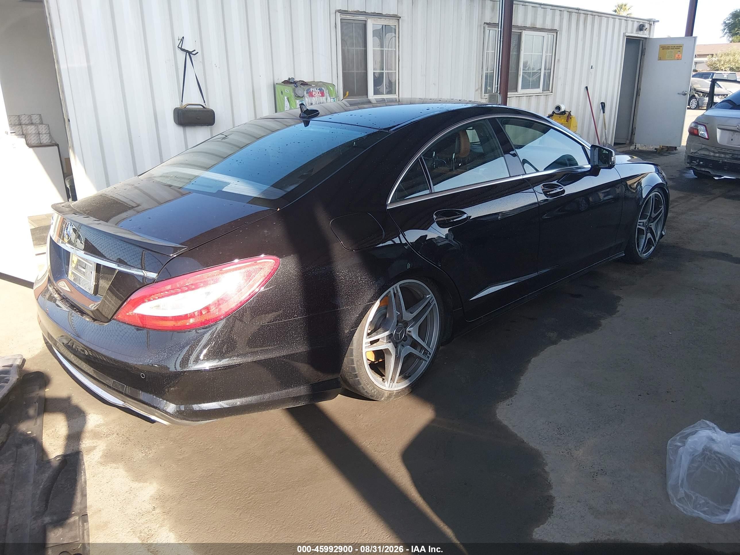 2013 Mercedes-benz Cls 550 Black vin: WDDLJ7DBXDA079004