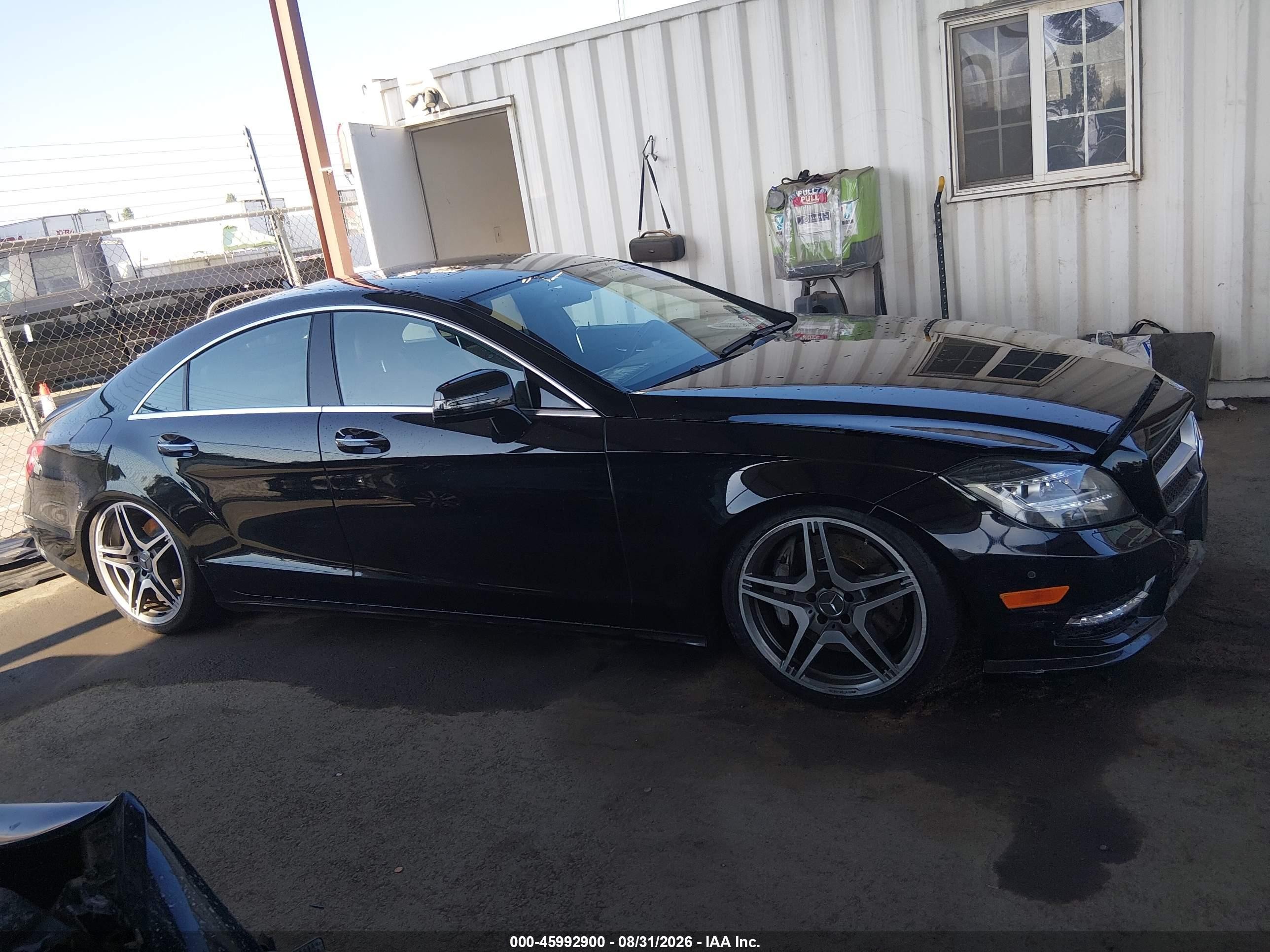 2013 Mercedes-benz Cls 550 Black vin: WDDLJ7DBXDA079004