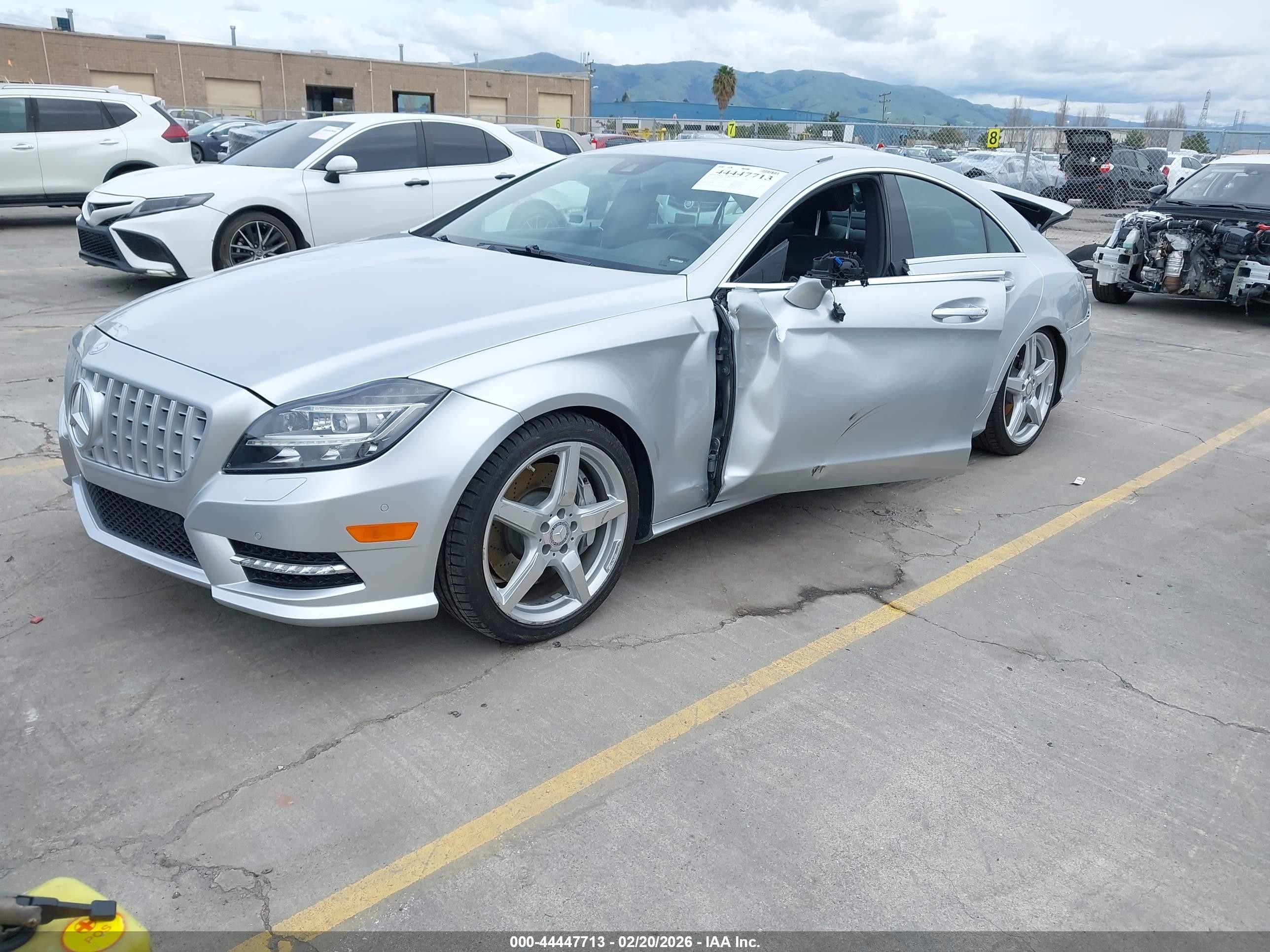 2014 Mercedes-benz Cls 550   Silver vin: WDDLJ7DBXEA093227
