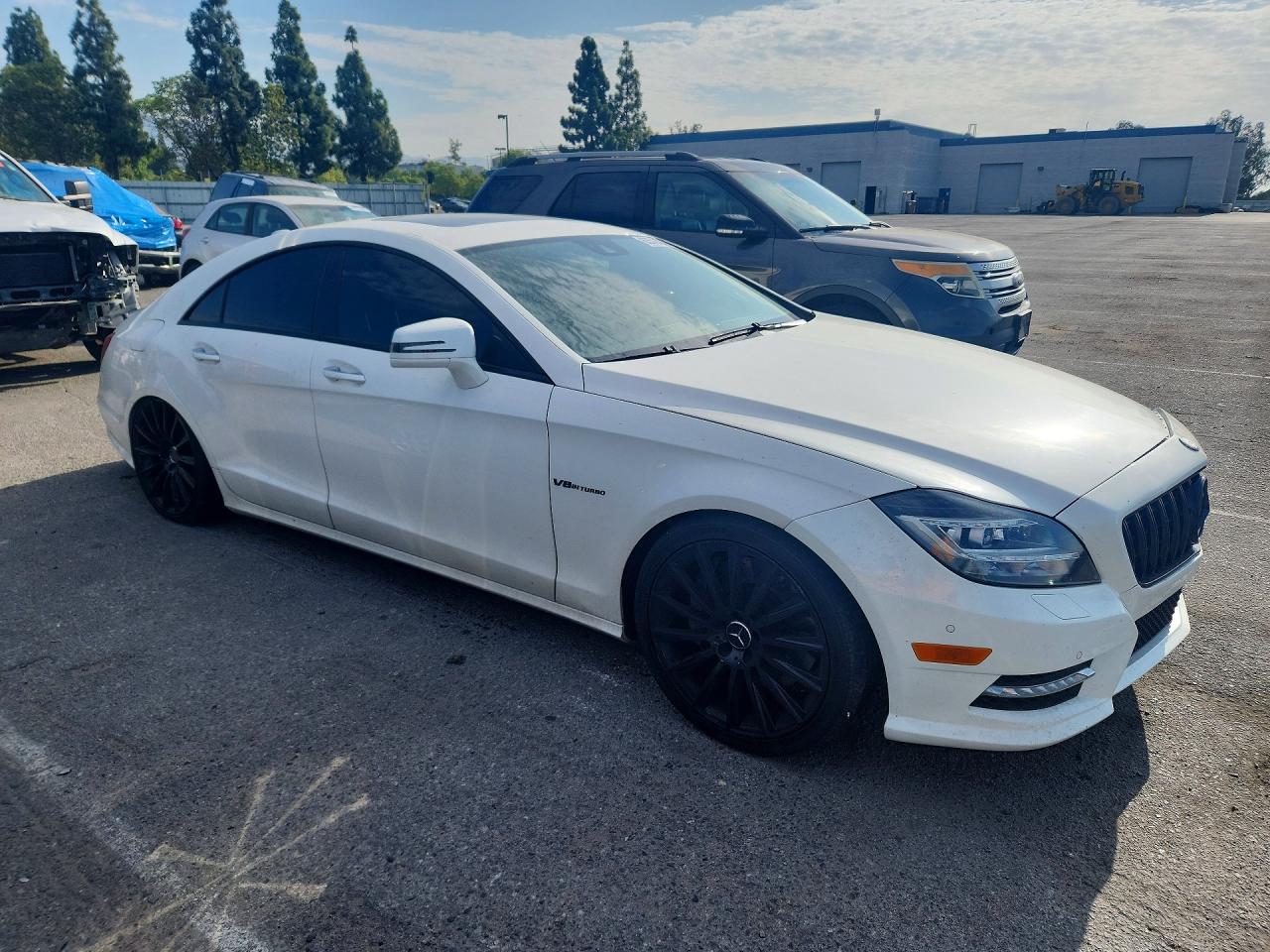 2014 Mercedes-benz Cls 550 White vin: WDDLJ7DBXEA116781