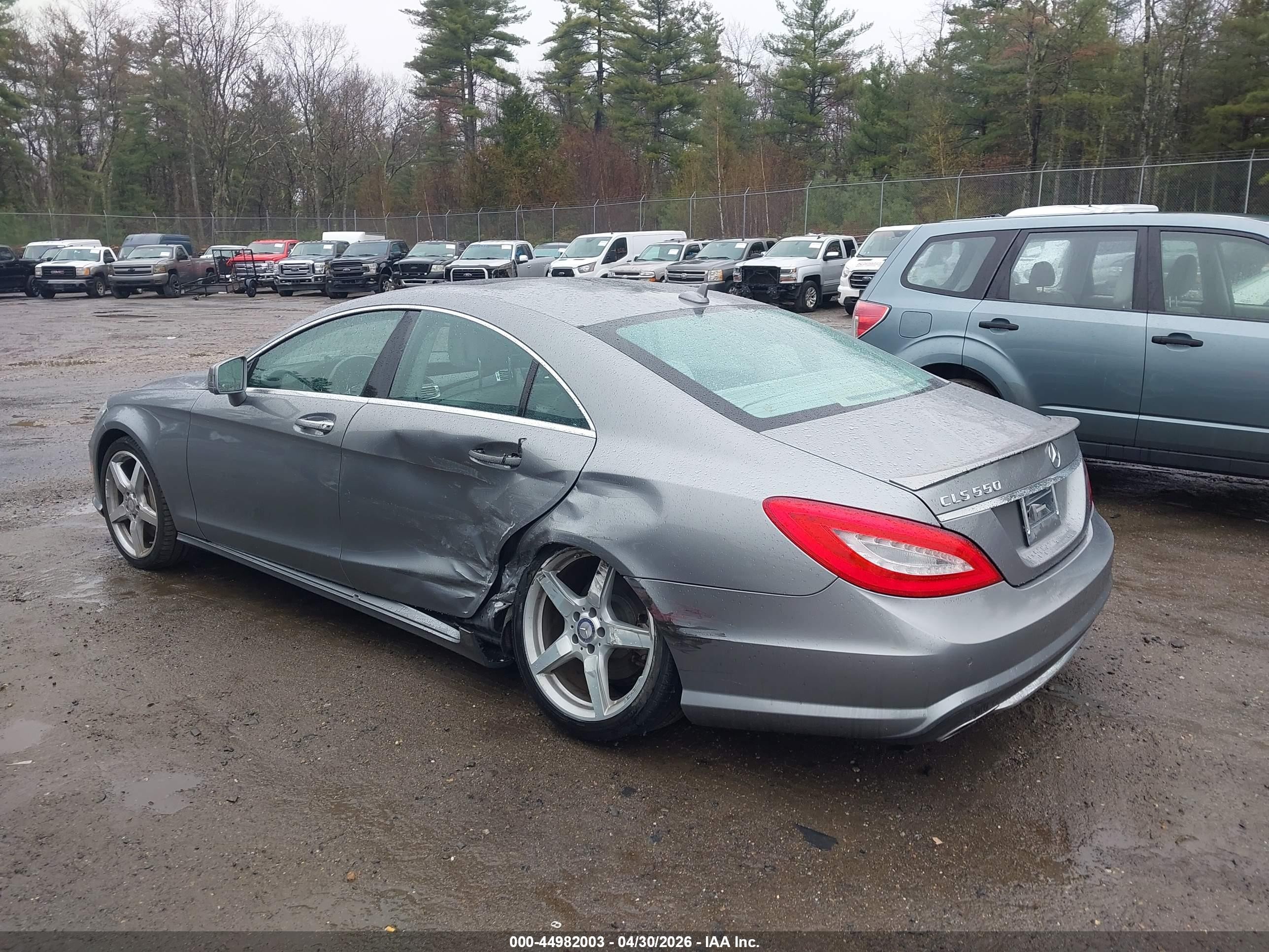 2014 Mercedes-benz Cls 550   Gray vin: WDDLJ7DBXEA128946