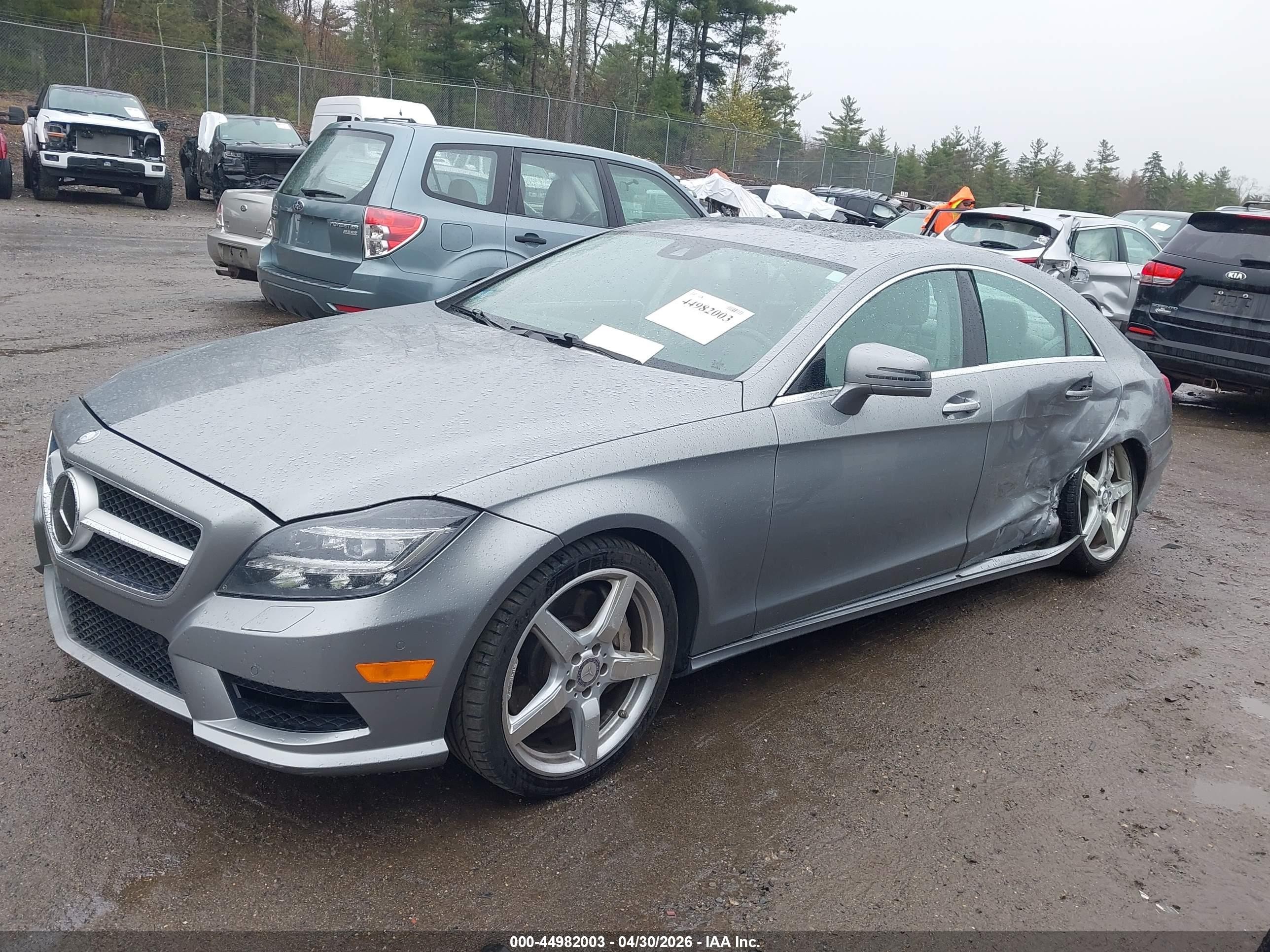 2014 Mercedes-benz Cls 550   Gray vin: WDDLJ7DBXEA128946