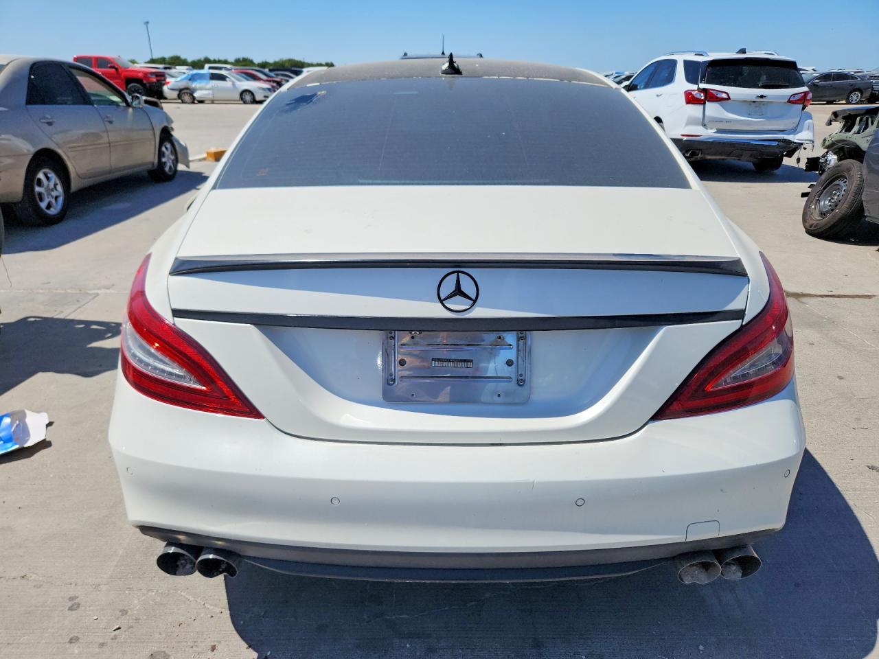 2015 Mercedes-benz Cls 550 White vin: WDDLJ7DBXFA149023