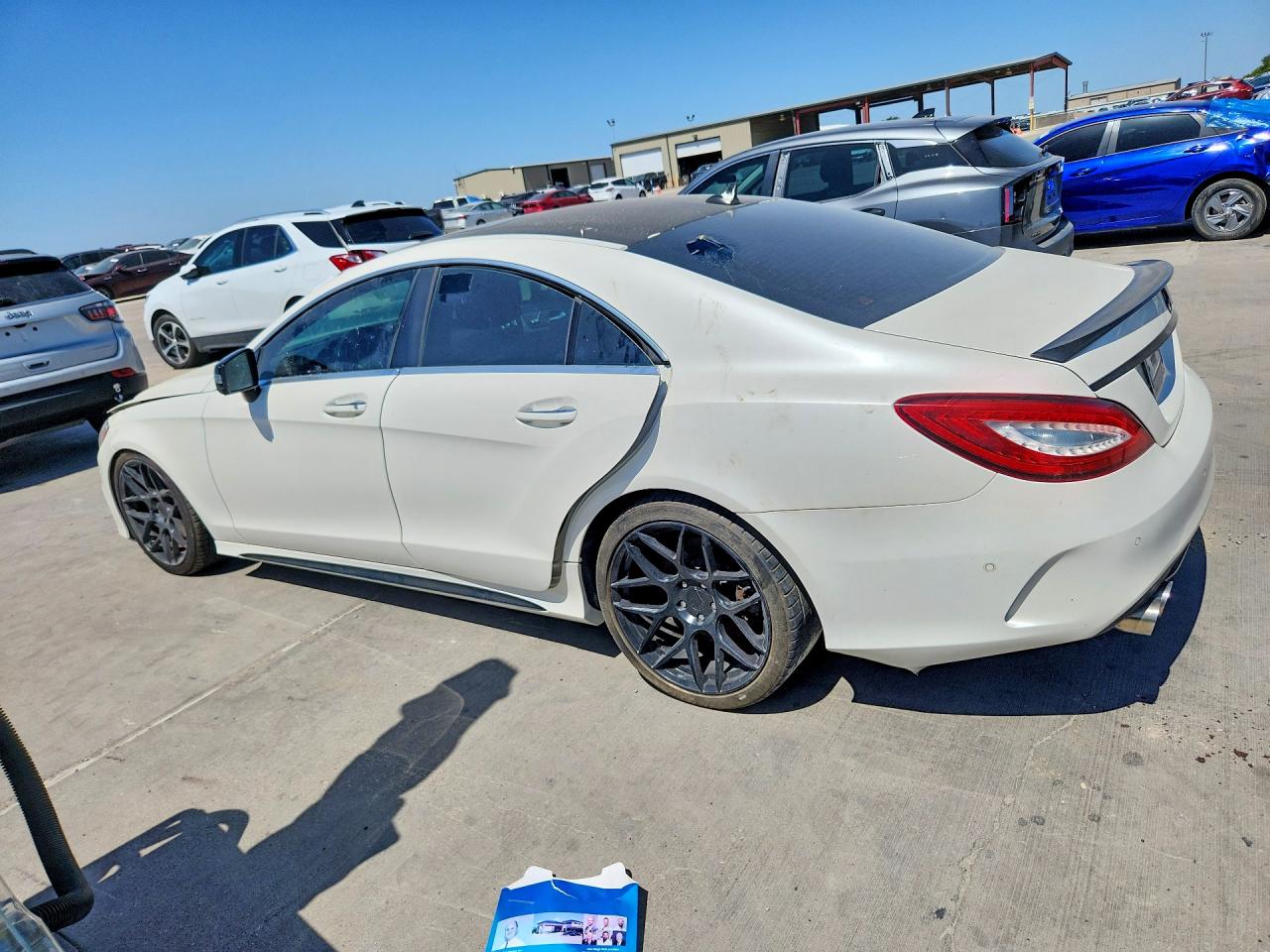 2015 Mercedes-benz Cls 550 White vin: WDDLJ7DBXFA149023