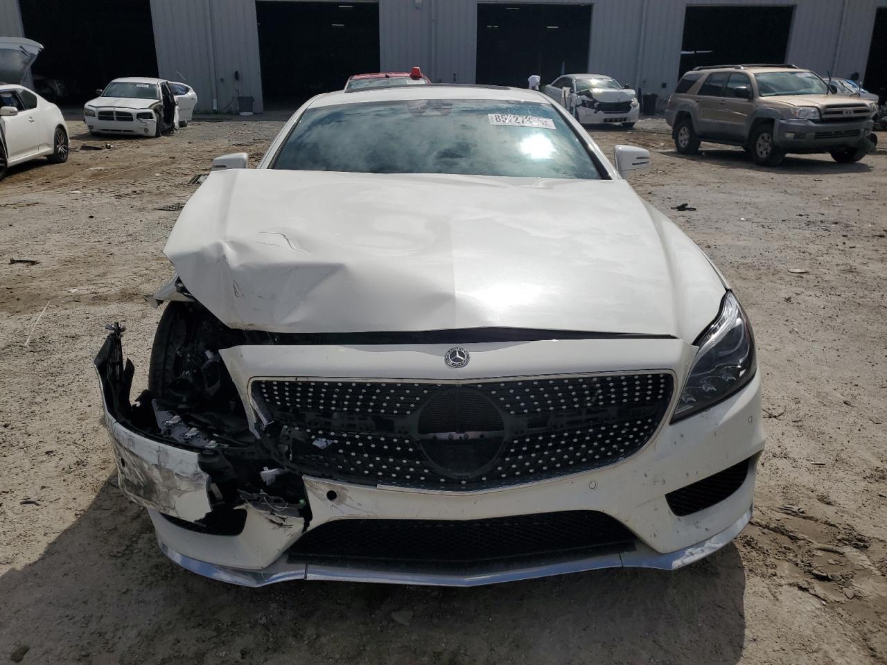 2017 Mercedes-benz Cls 550 White vin: WDDLJ7DBXHA197270