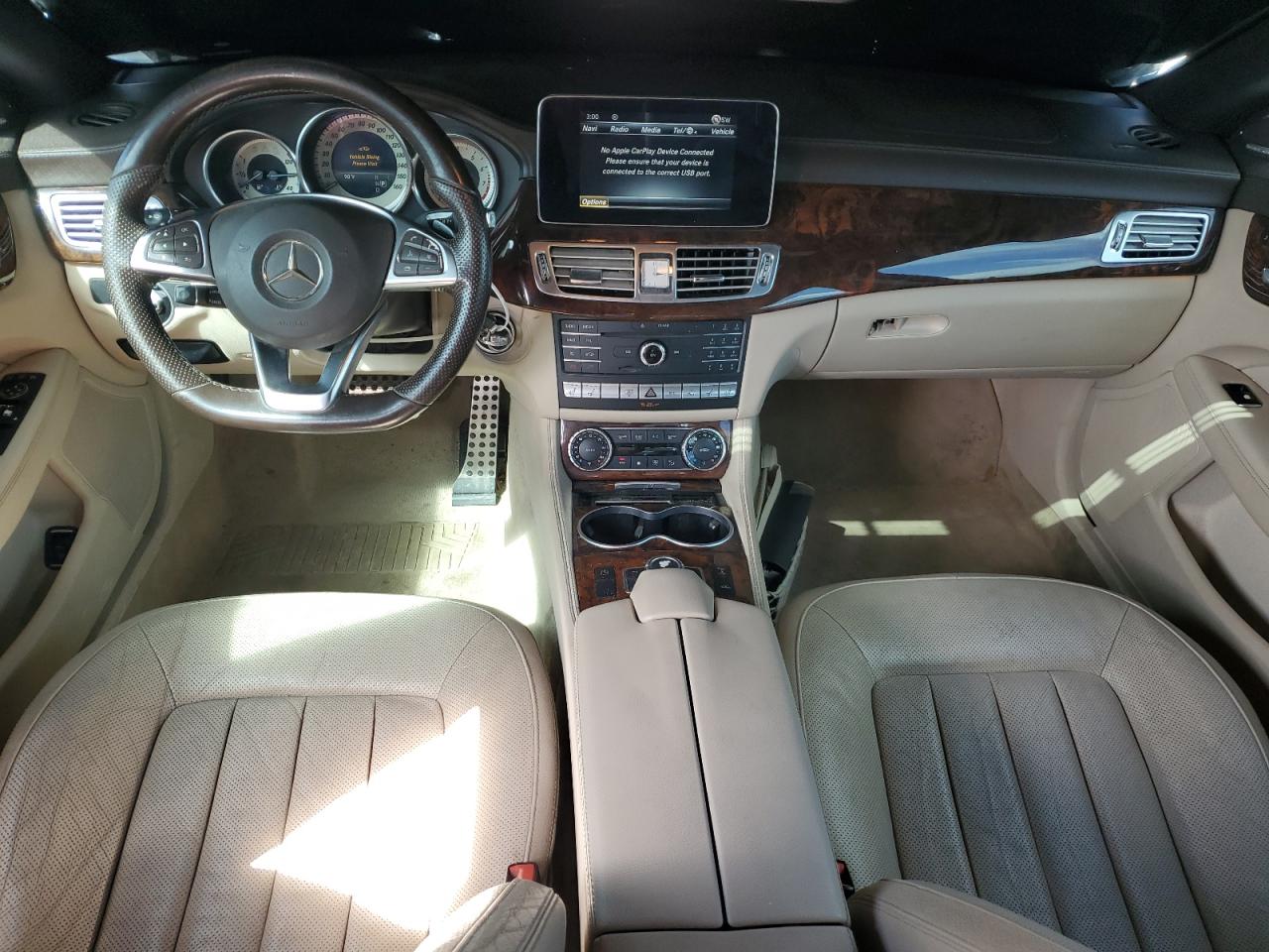 2017 Mercedes-benz Cls 550 White vin: WDDLJ7DBXHA197270