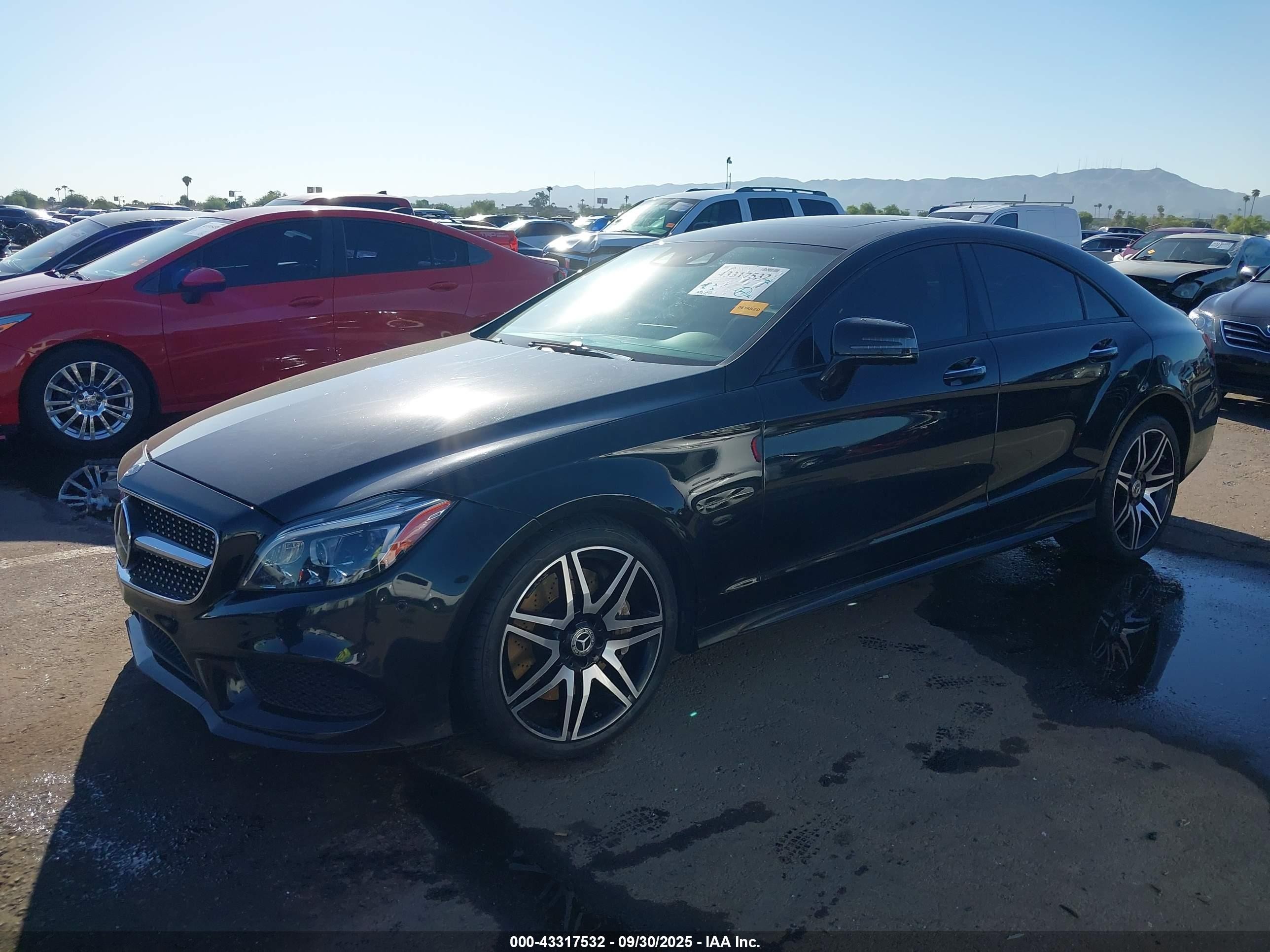 2017 Mercedes-benz Cls 550   Black vin: WDDLJ7DBXHA197768