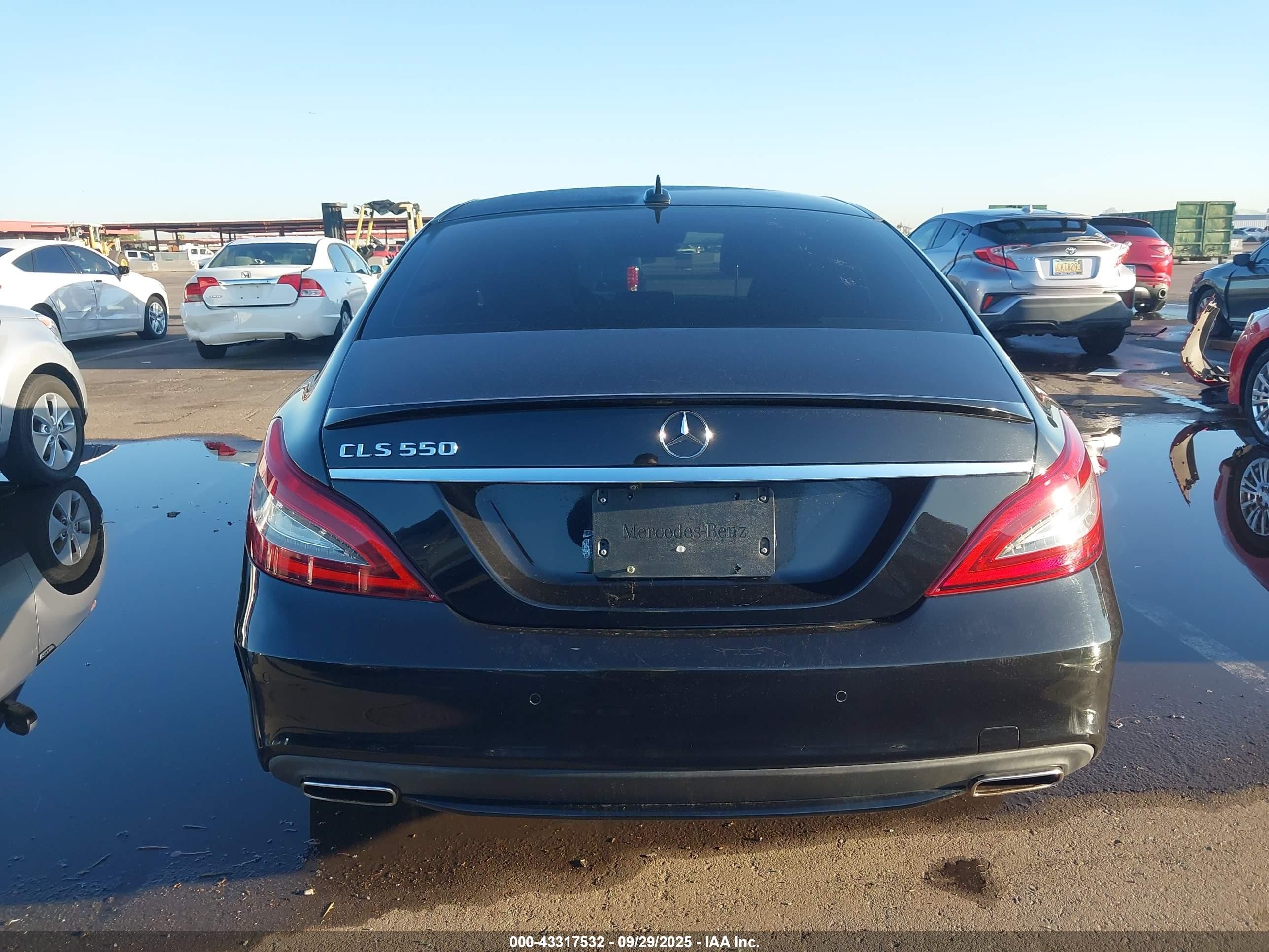 2017 Mercedes-benz Cls 550   Black vin: WDDLJ7DBXHA197768