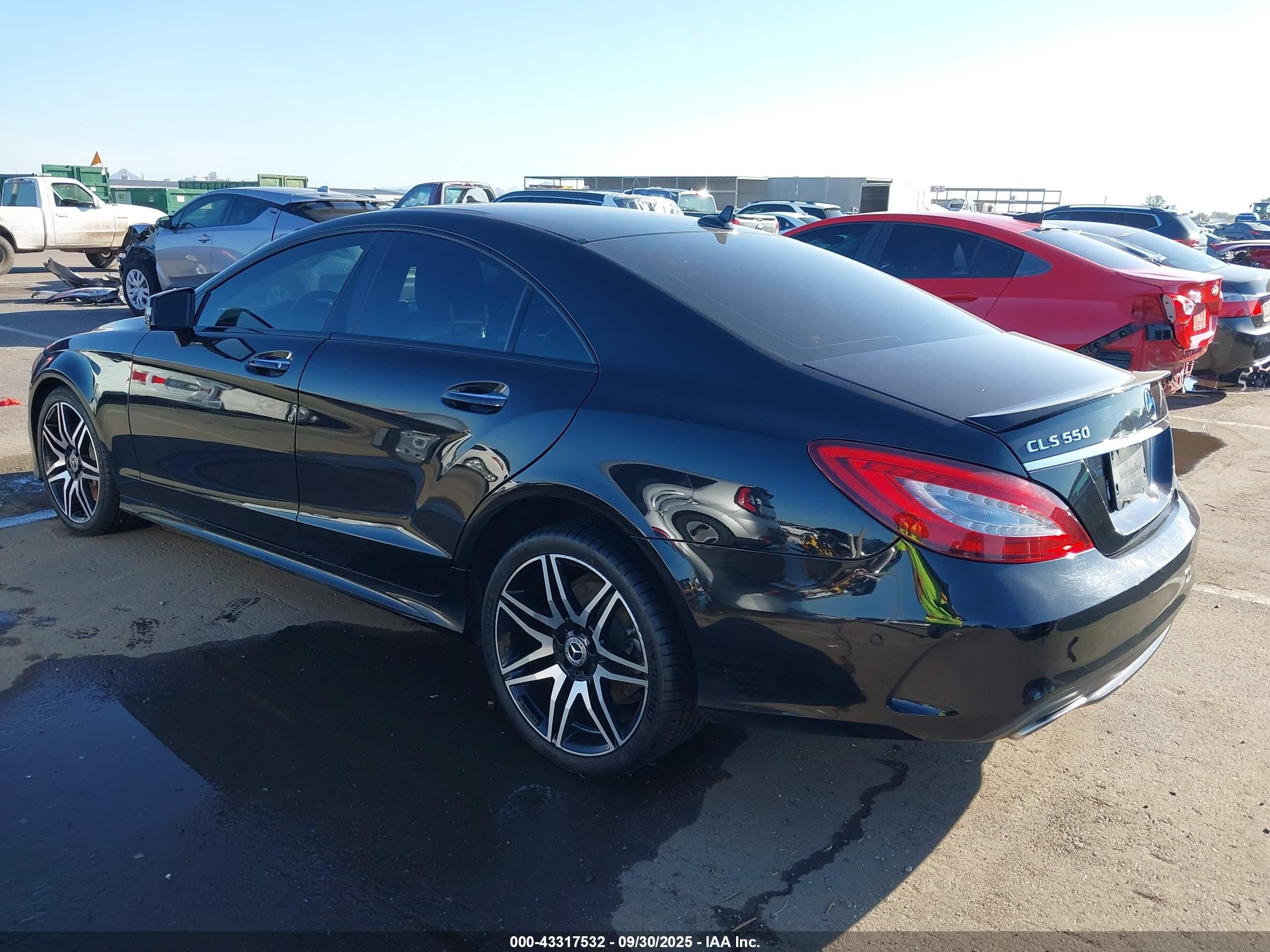 2017 Mercedes-benz Cls 550   Black vin: WDDLJ7DBXHA197768