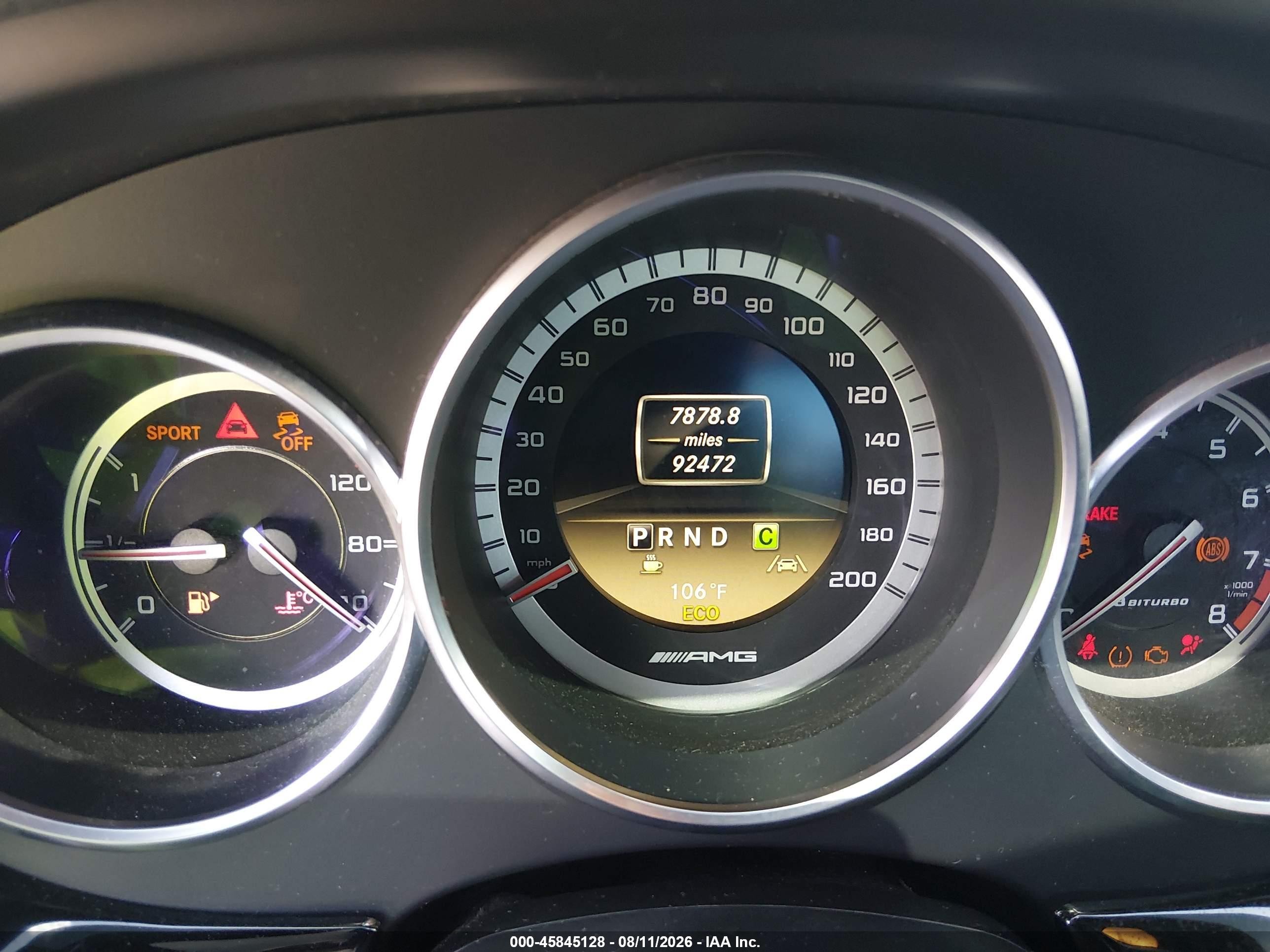 2012 Mercedes-benz Cls 63 Amg   Black vin: WDDLJ7EB2CA040856