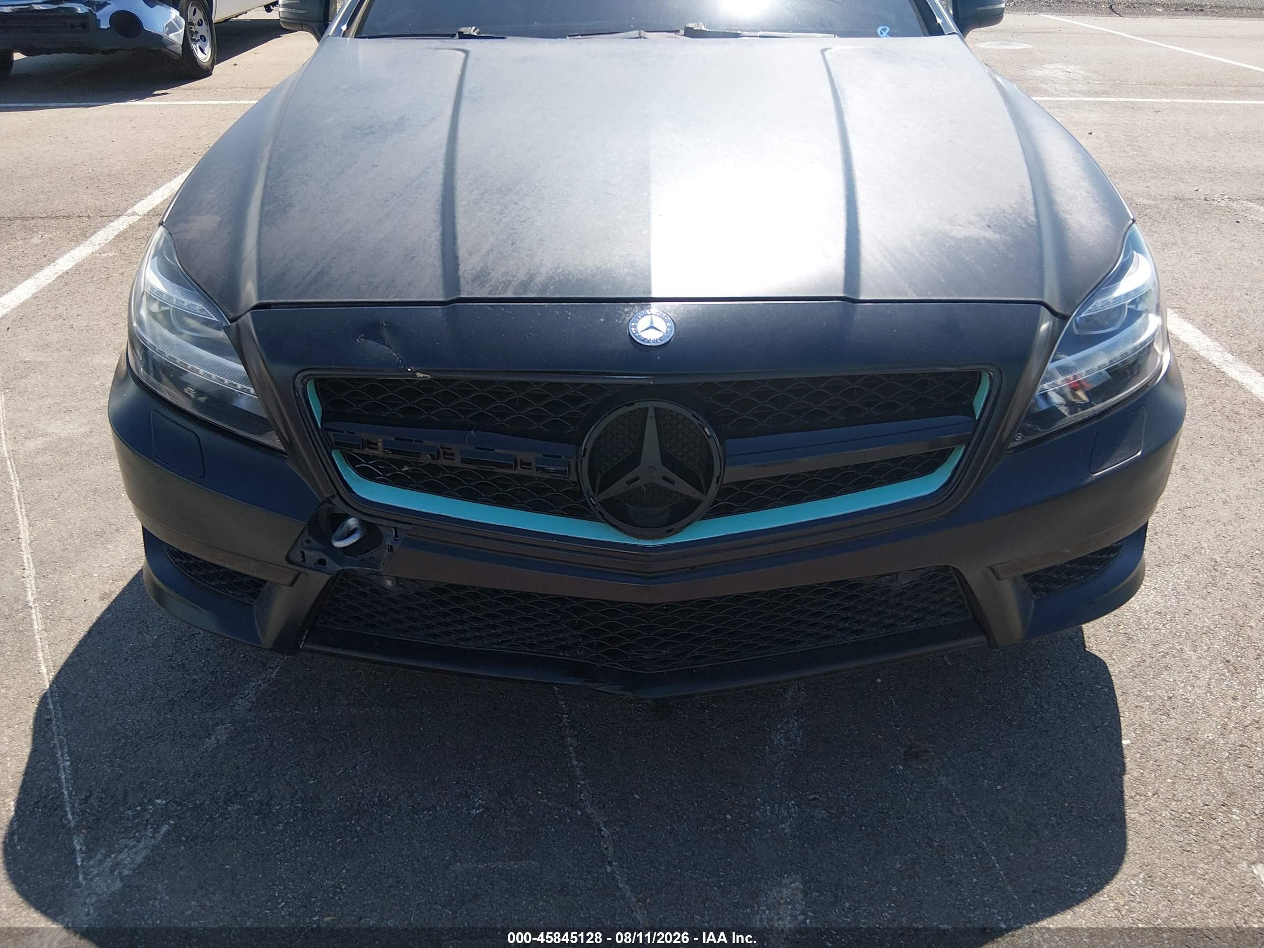 2012 Mercedes-benz Cls 63 Amg   Black vin: WDDLJ7EB2CA040856