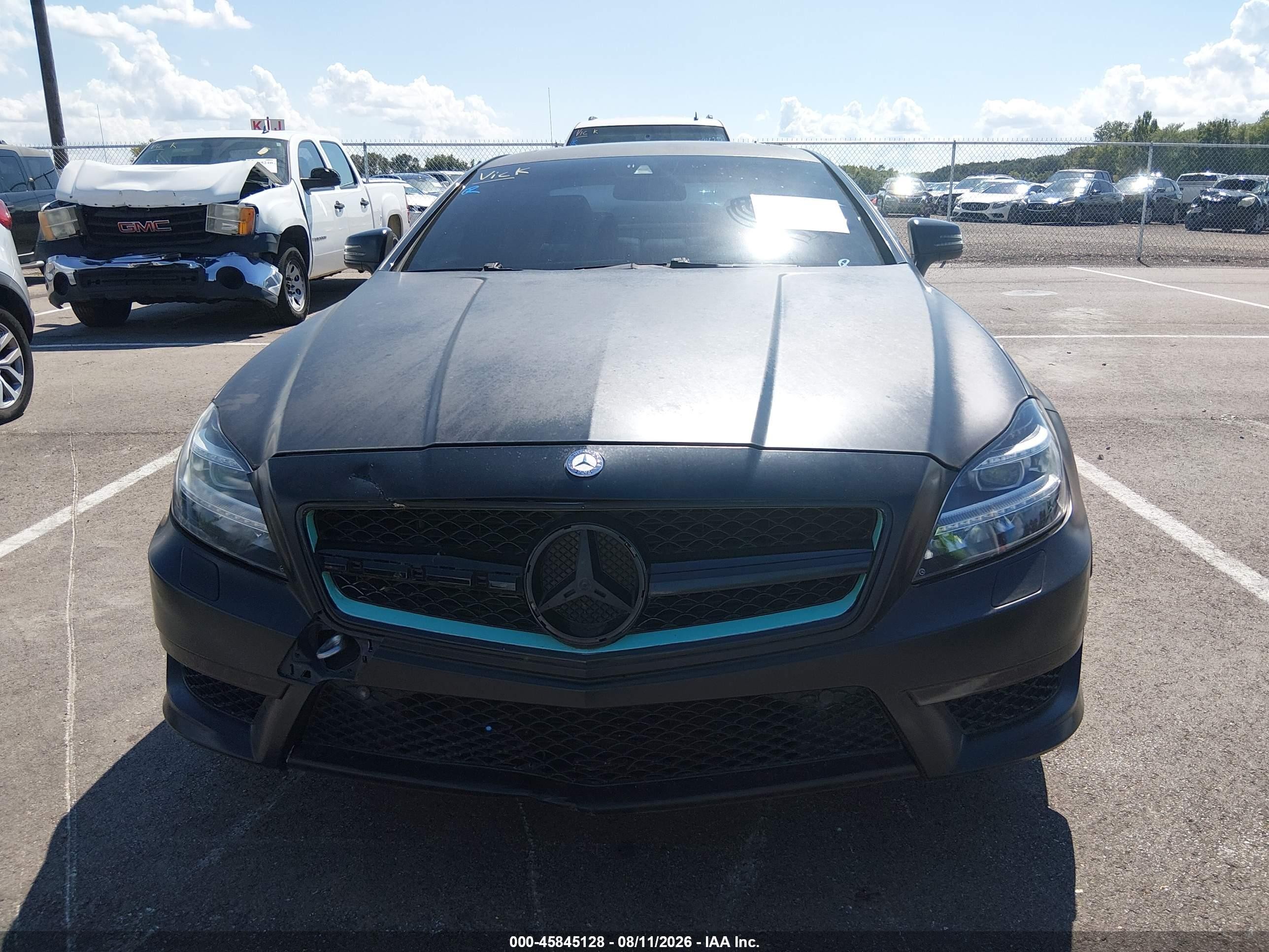 2012 Mercedes-benz Cls 63 Amg   Black vin: WDDLJ7EB2CA040856