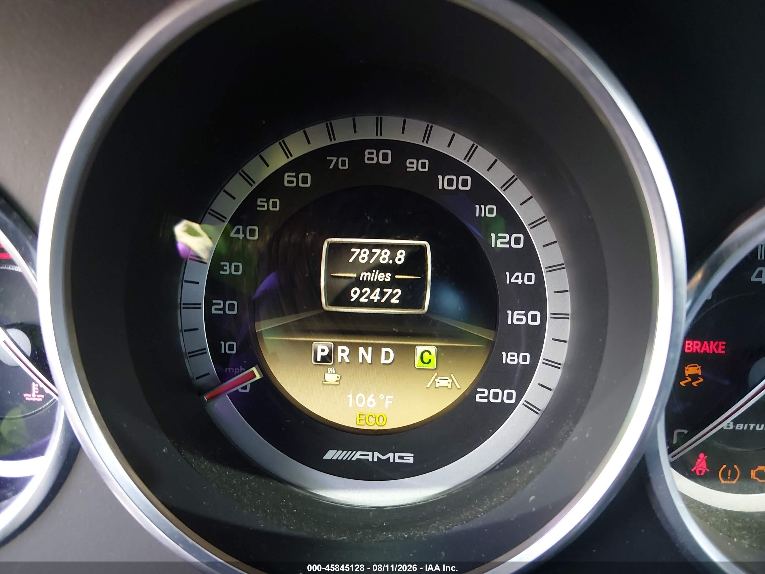 2012 Mercedes-benz Cls 63 Amg   Black vin: WDDLJ7EB2CA040856
