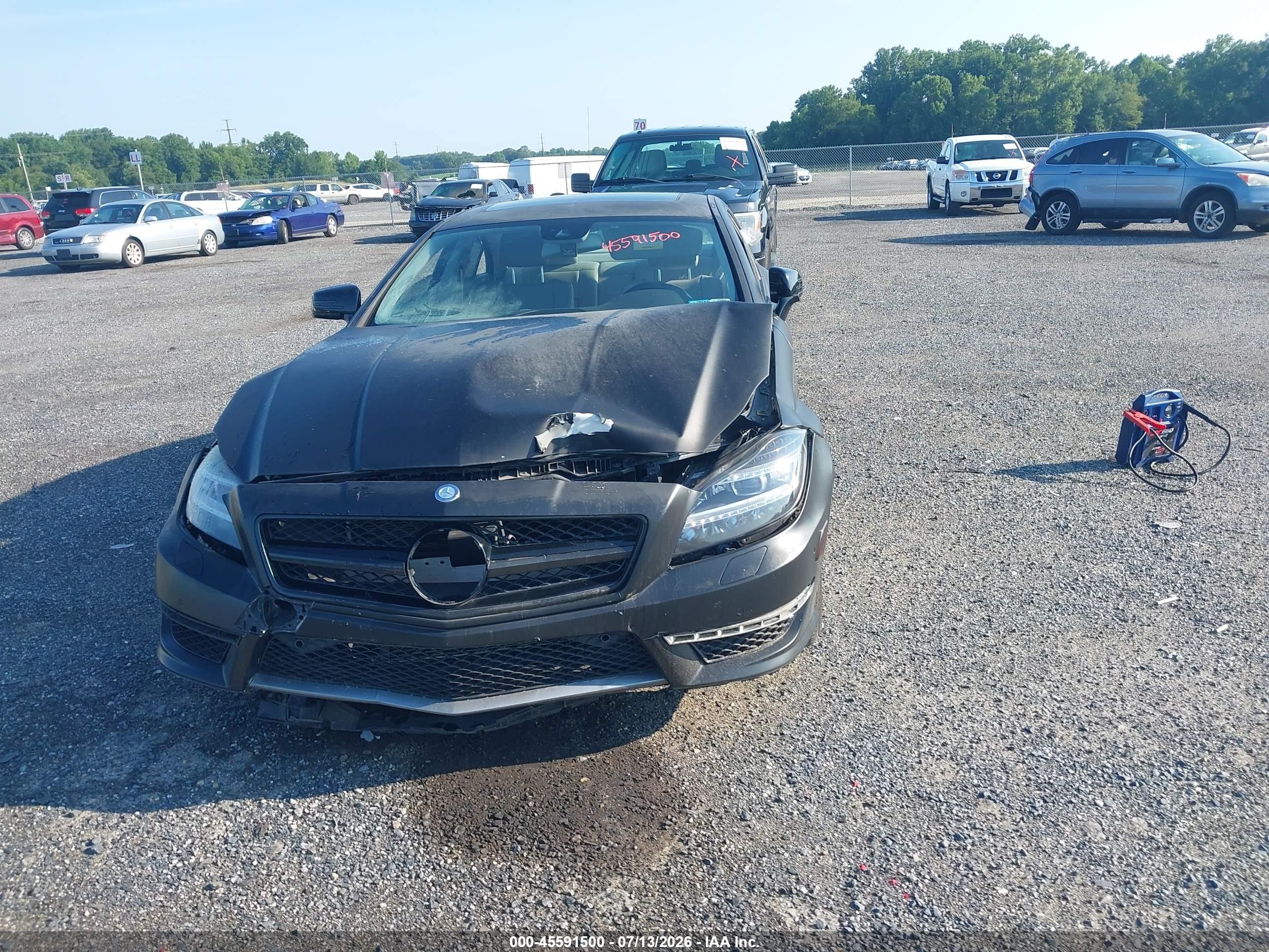 2012 Mercedes-benz Cls 63 Amg   Black vin: WDDLJ7EB3CA014167