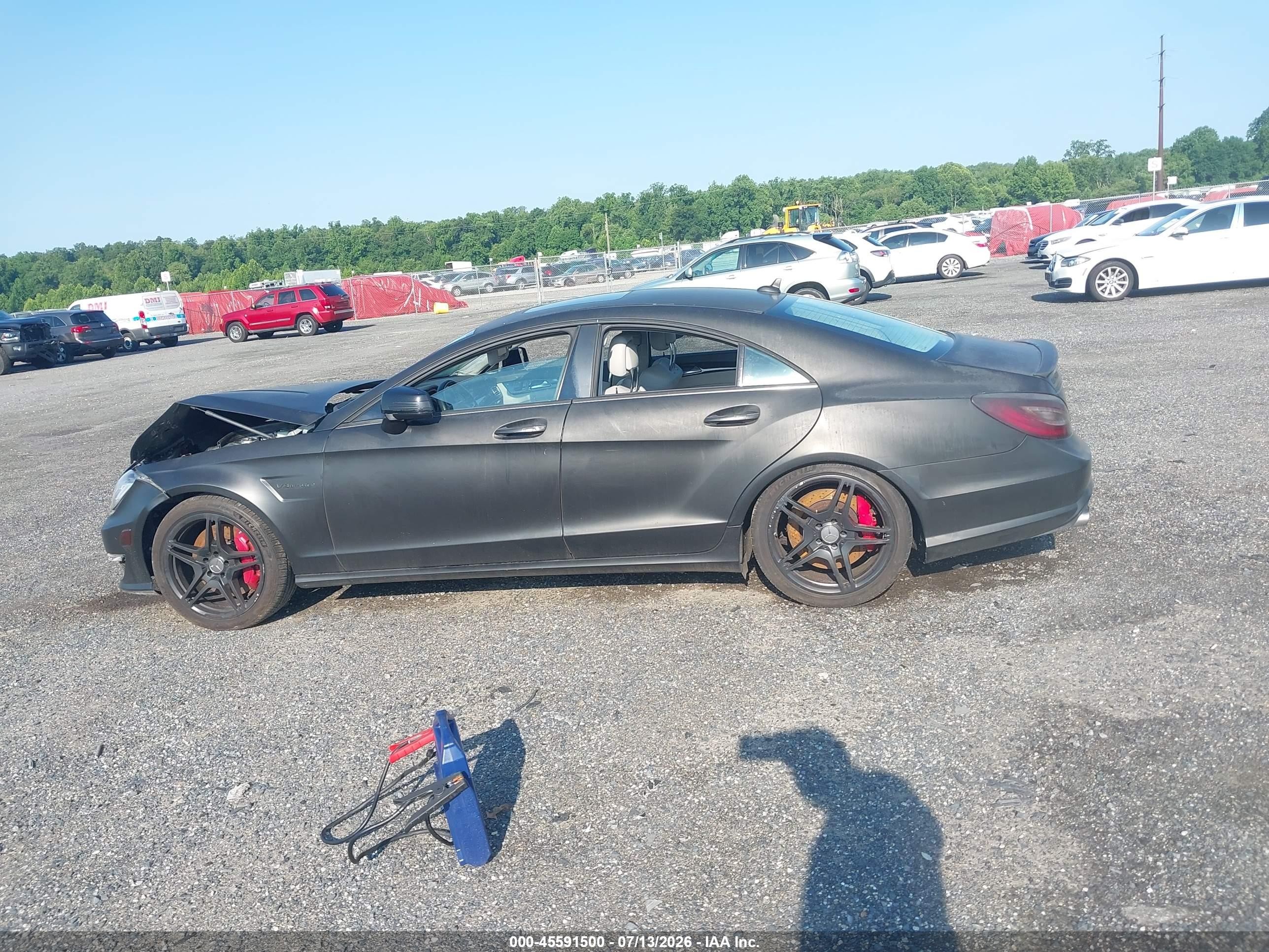 2012 Mercedes-benz Cls 63 Amg   Black vin: WDDLJ7EB3CA014167