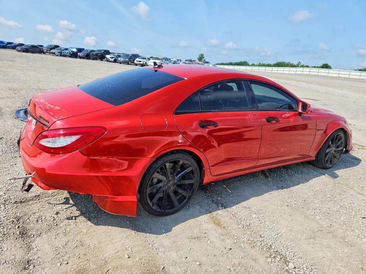 2012 Mercedes-benz Cls63 Orange vin: WDDLJ7EB4CA023833