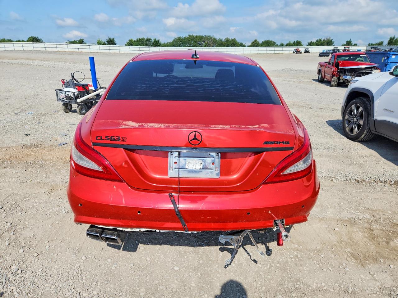 2012 Mercedes-benz Cls63 Orange vin: WDDLJ7EB4CA023833
