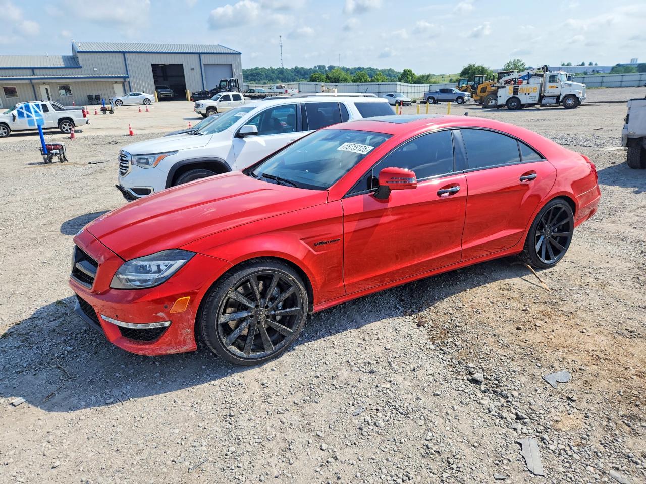 2012 Mercedes-benz Cls63 Orange vin: WDDLJ7EB4CA023833