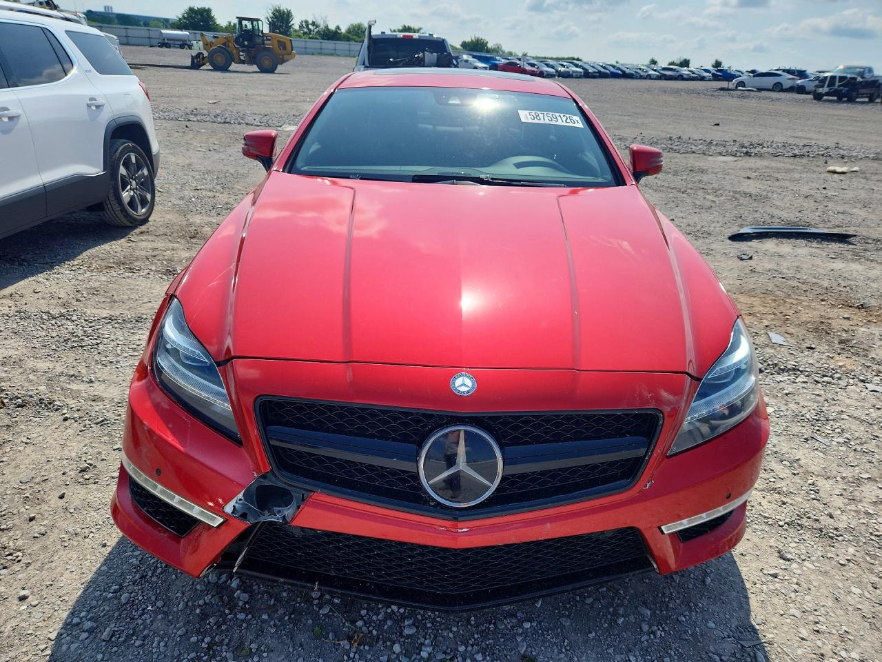 2012 Mercedes-benz Cls63 Orange vin: WDDLJ7EB4CA023833