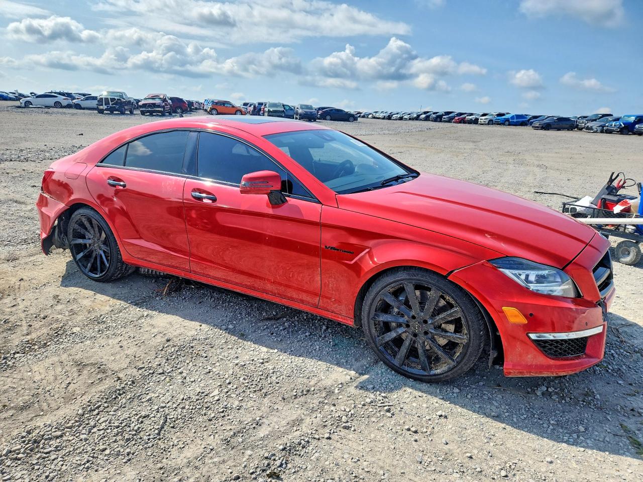 2012 Mercedes-benz Cls63 Orange vin: WDDLJ7EB4CA023833
