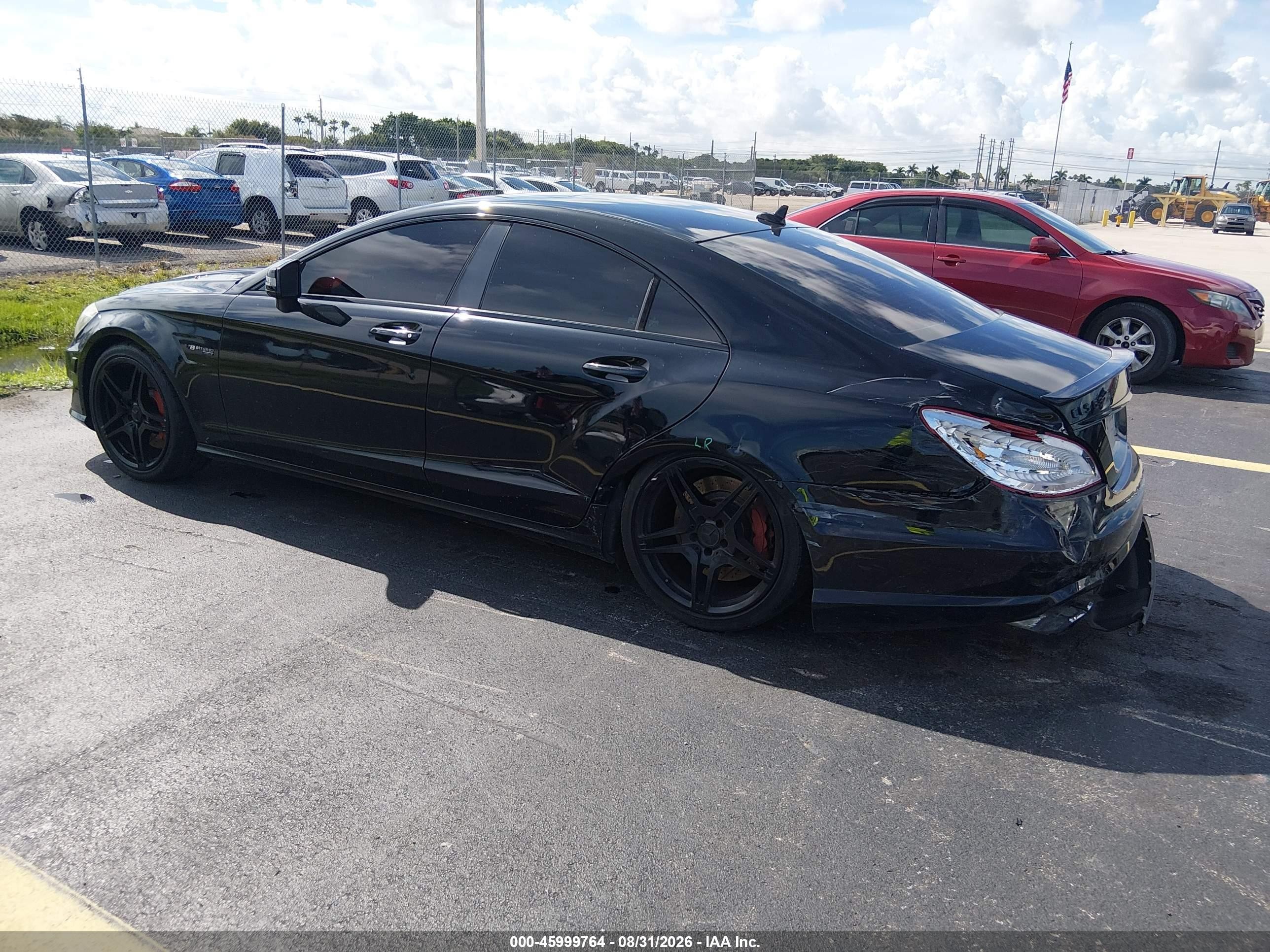 2012 Mercedes-benz Cls 63 Amg   Black vin: WDDLJ7EB4CA051079