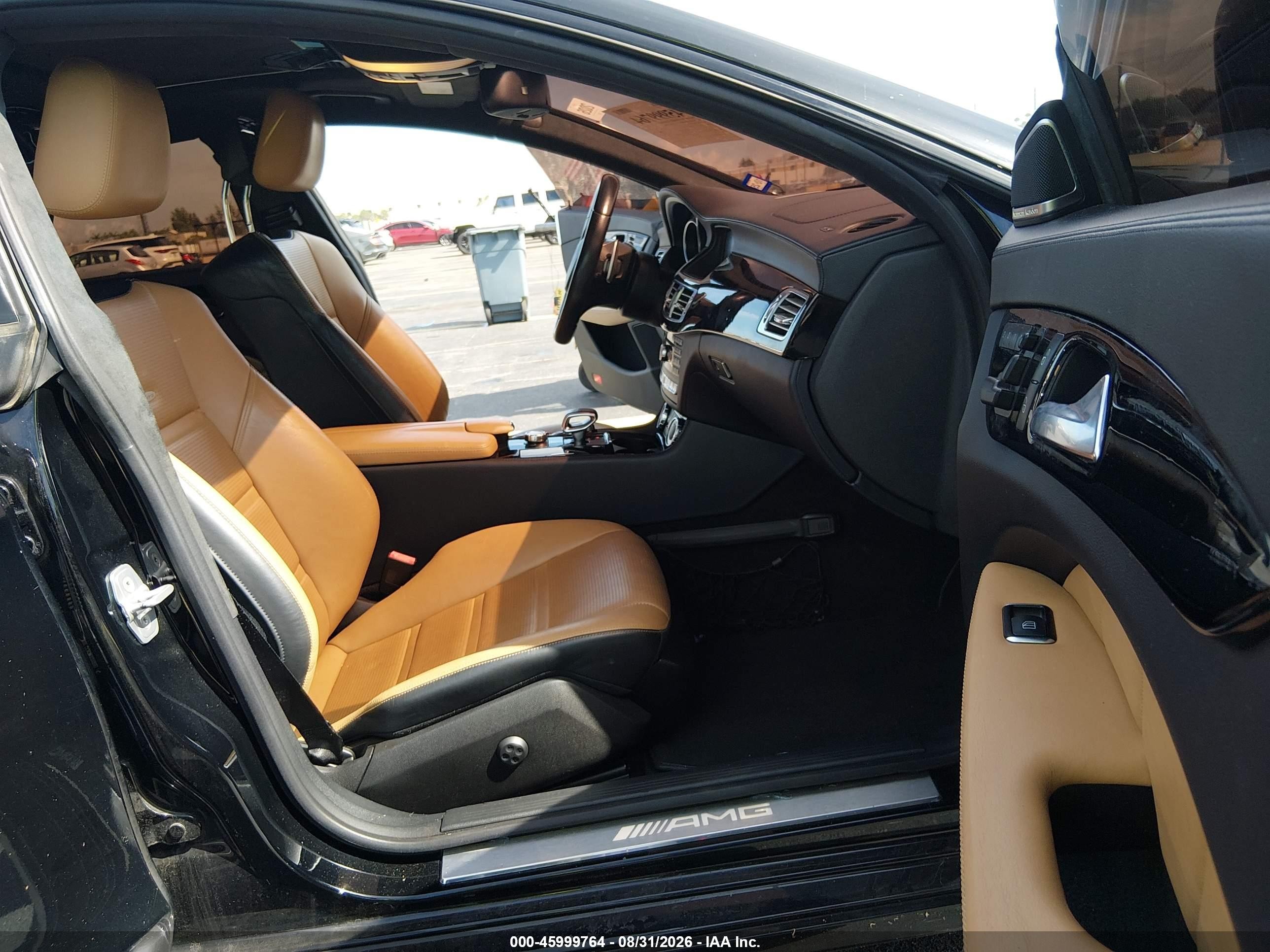 2012 Mercedes-benz Cls 63 Amg   Black vin: WDDLJ7EB4CA051079