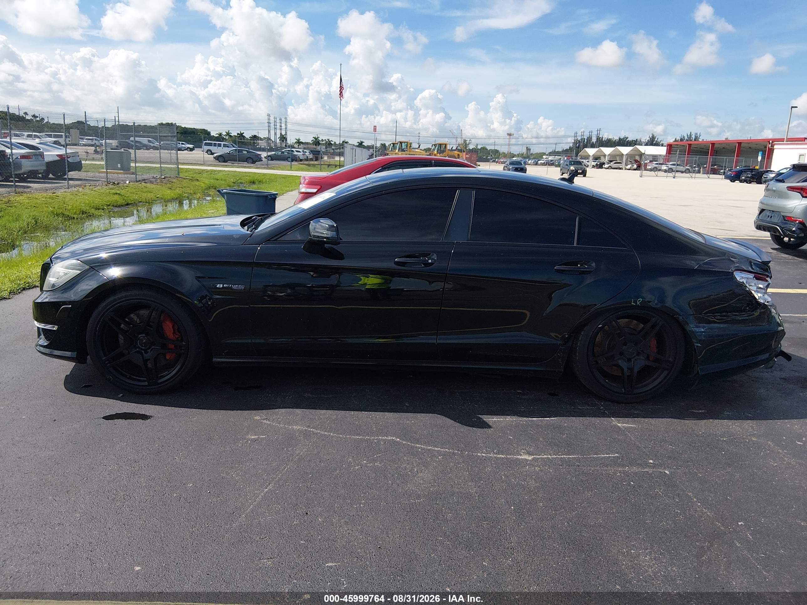 2012 Mercedes-benz Cls 63 Amg   Black vin: WDDLJ7EB4CA051079