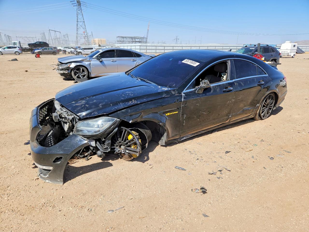 2012 Mercedes-benz Cls 63 Amg Black vin: WDDLJ7EB9CA013394