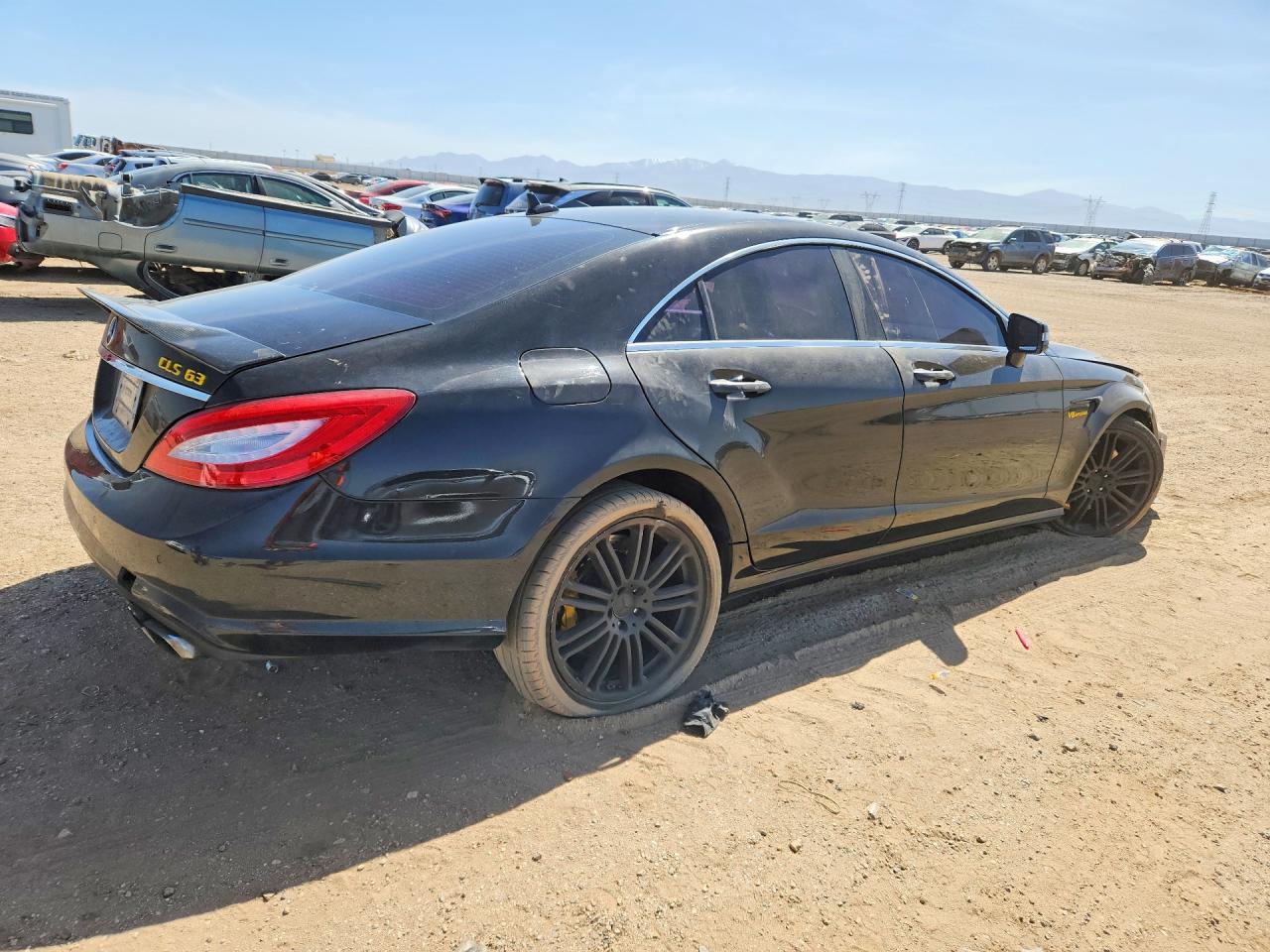 2012 Mercedes-benz Cls 63 Amg Black vin: WDDLJ7EB9CA013394