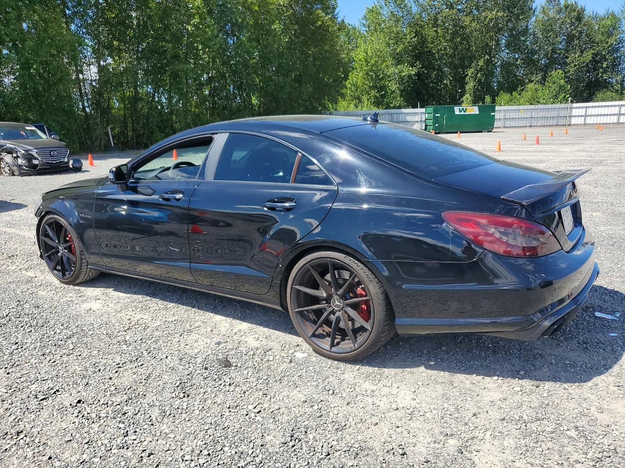 2012 Mercedes-benz Cls 63 Amg Black vin: WDDLJ7EB9CA029899